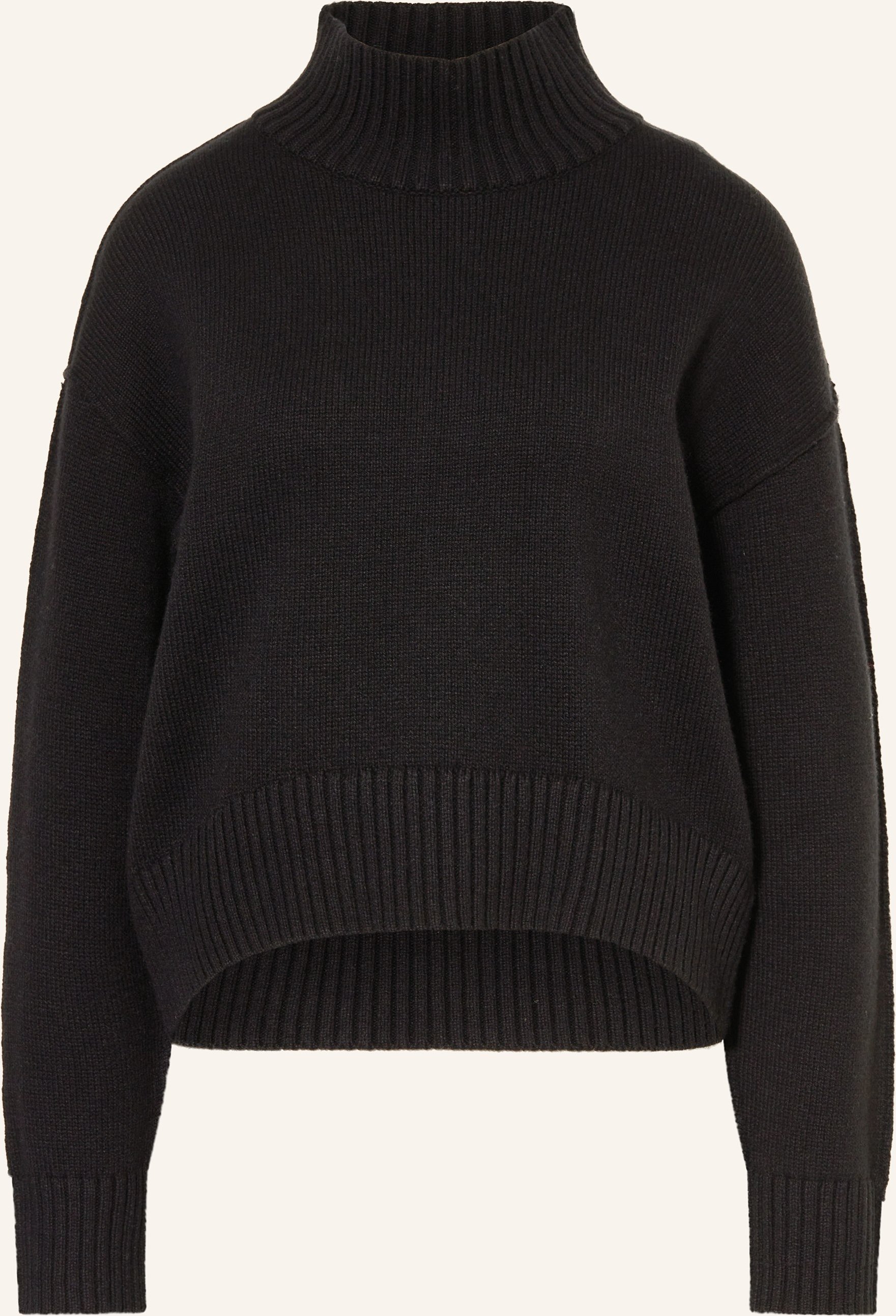 Oui Pullover schwarz