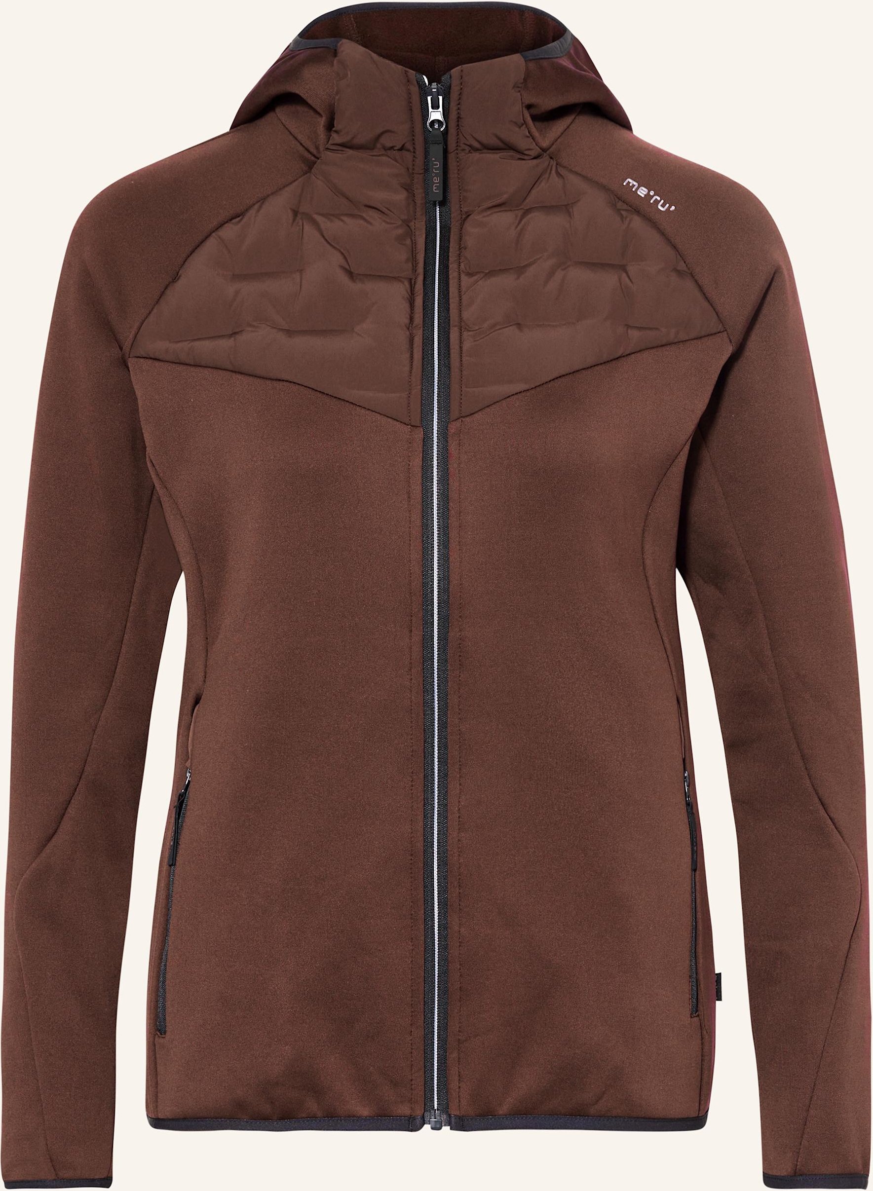 Me°Ru' Midlayer-Jacke Bath braun