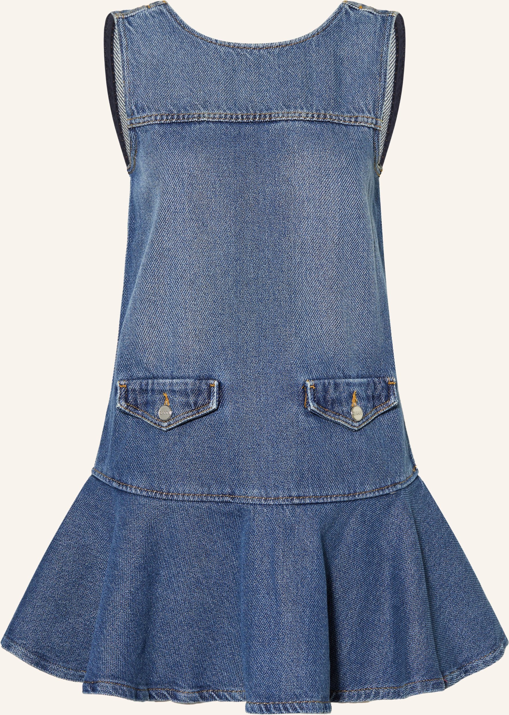 Ganni Jeanskleid blau