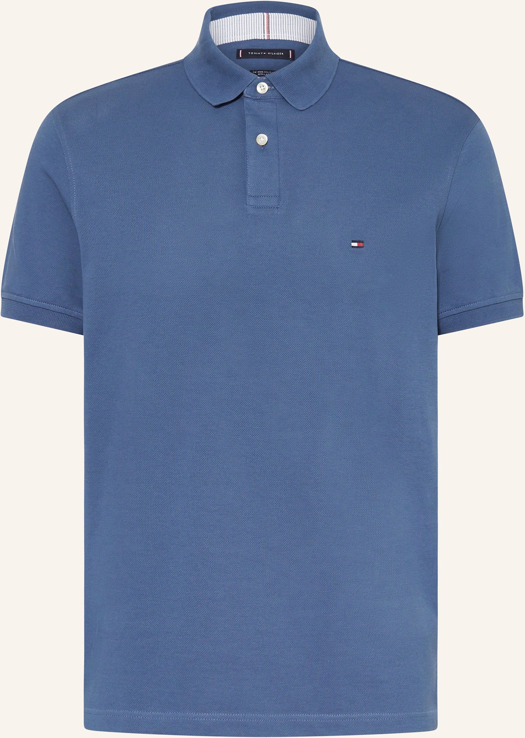 Tommy Hilfiger Piqué-Poloshirt Regular Fit blau