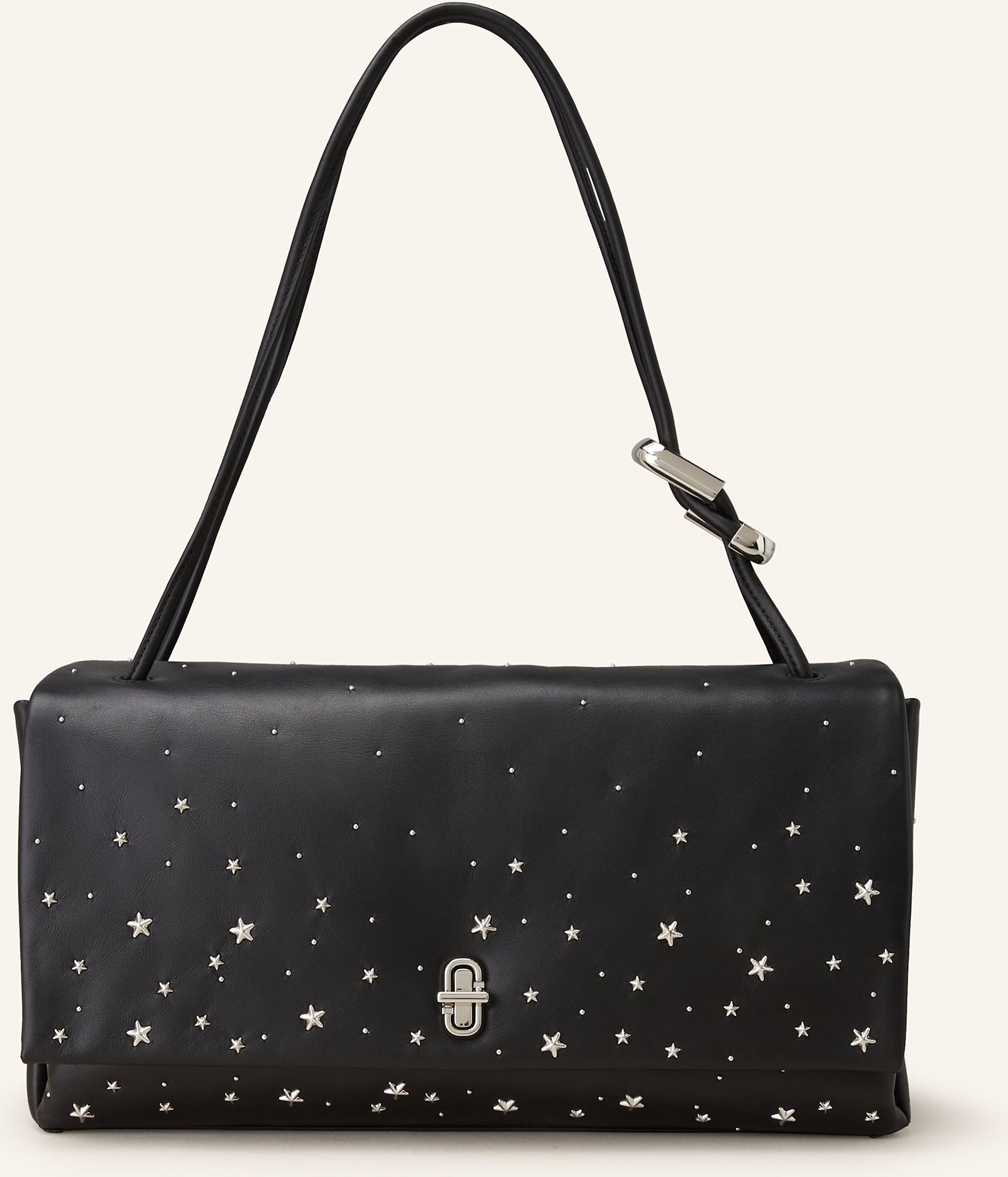 Marc Jacobs Schultertasche The Big Link Large Mit Nieten schwarz