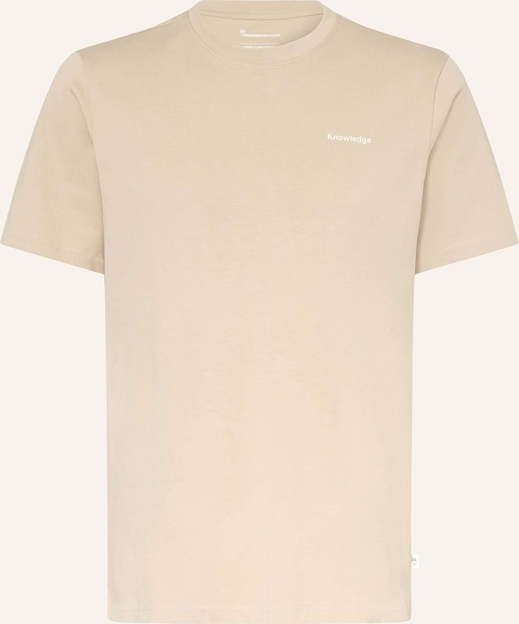 Knowledgecotton Apparel T-Shirt beige