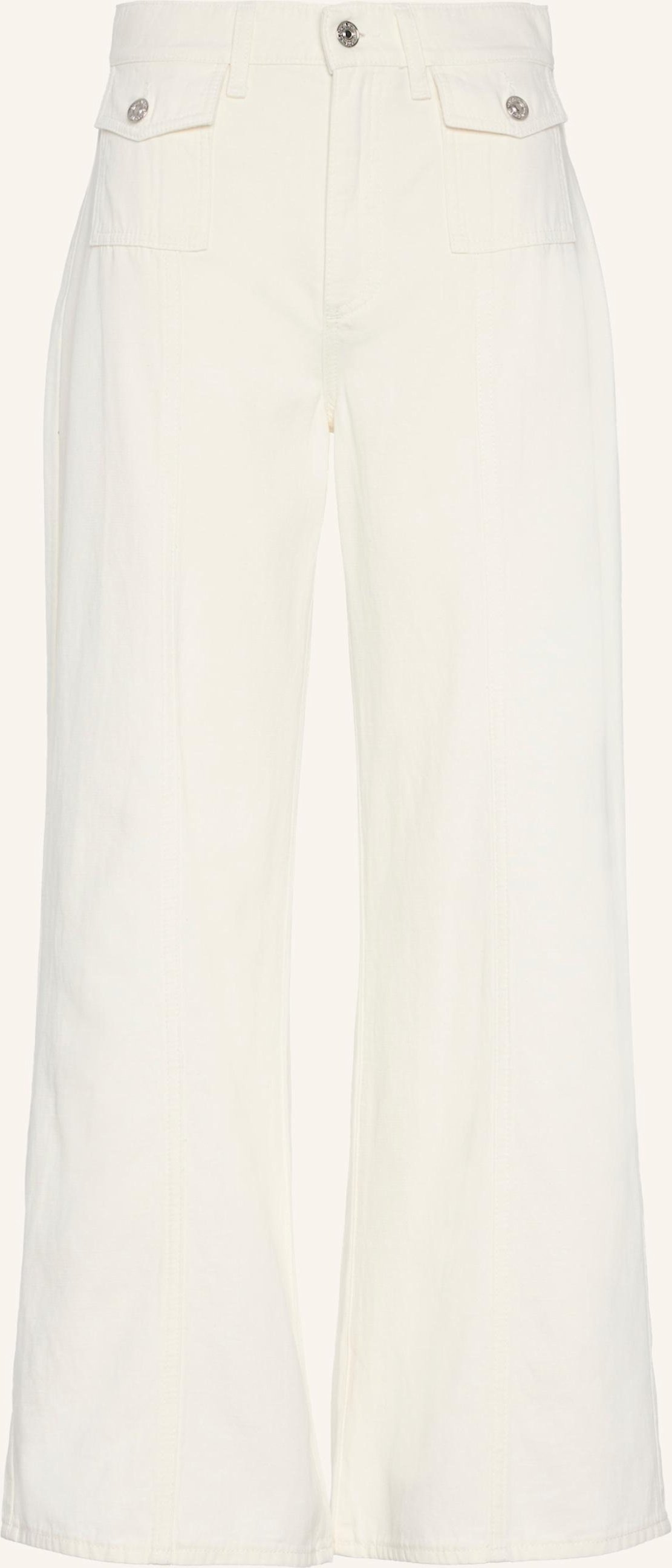 7 For All Mankind Jeans Wide Wide Fit weiss