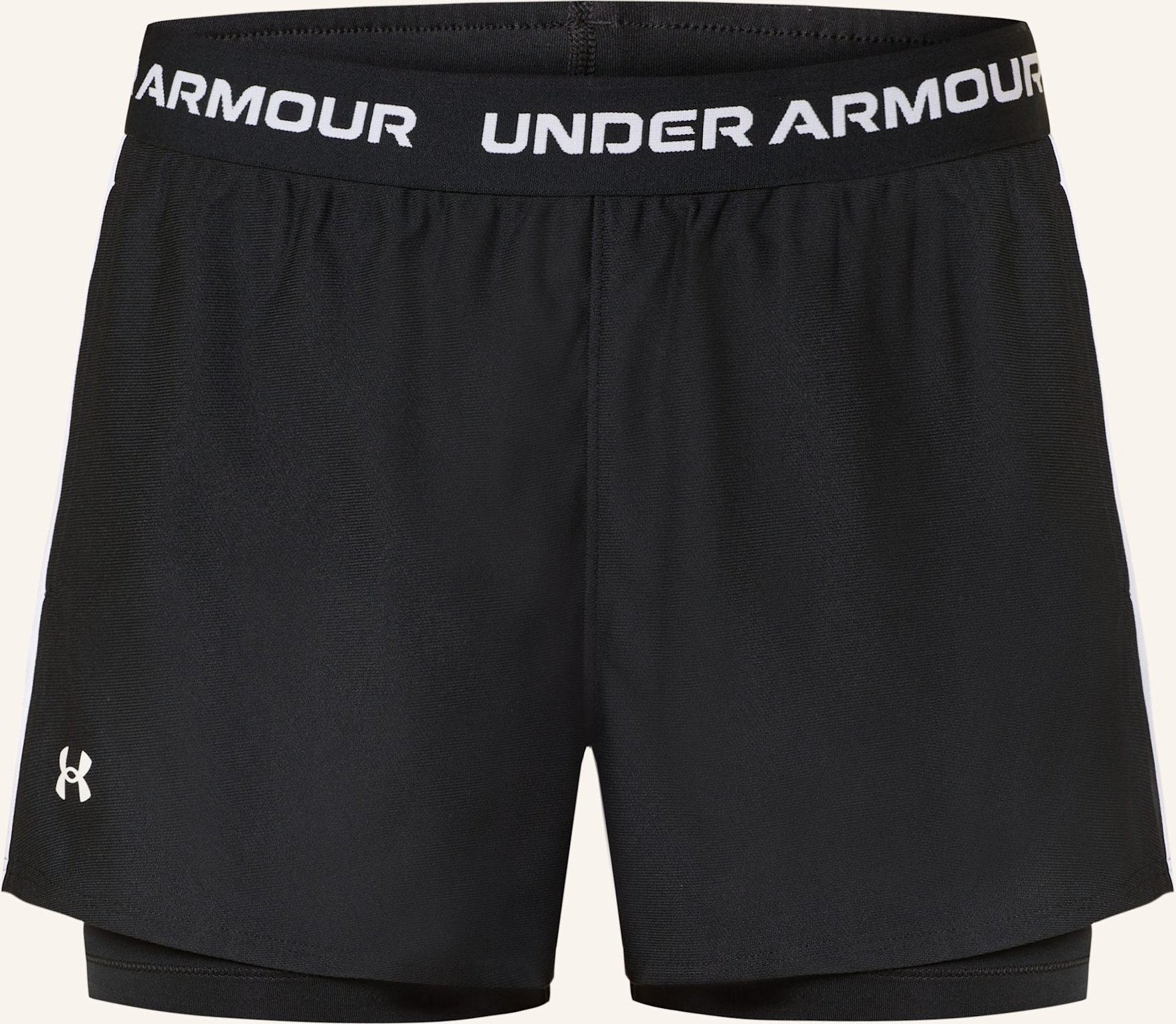 Thumbnail - Under Armour 2-In-1-Trainingsshorts Ua Play Up schwarz