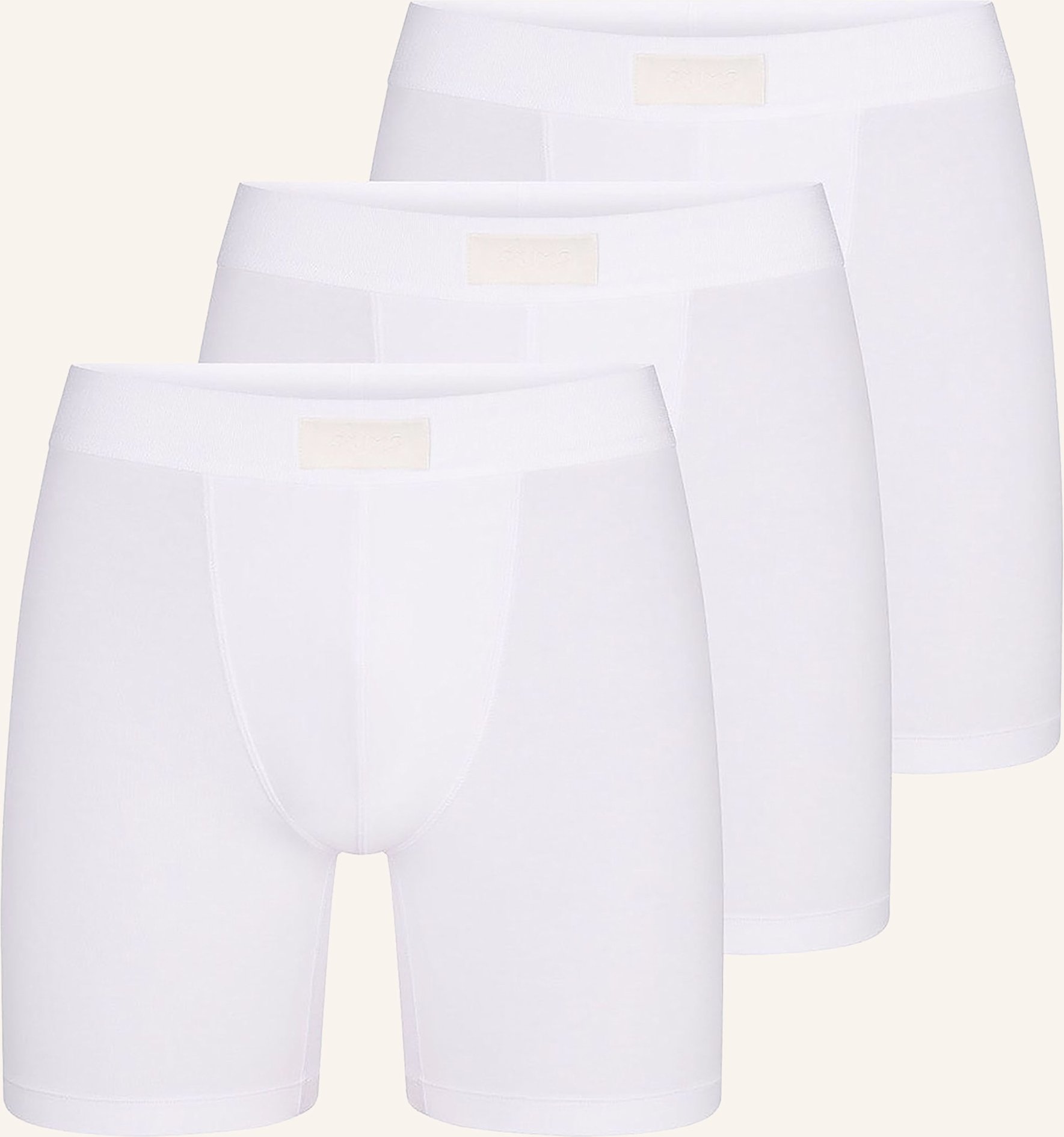 Skims 3er-Pack Boxershorts Skims Cotton weiss