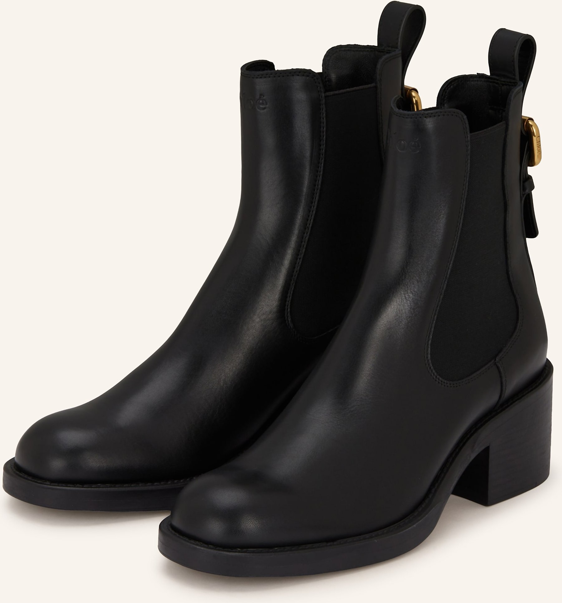 Thumbnail - Chloé Stiefeletten Dakota schwarz