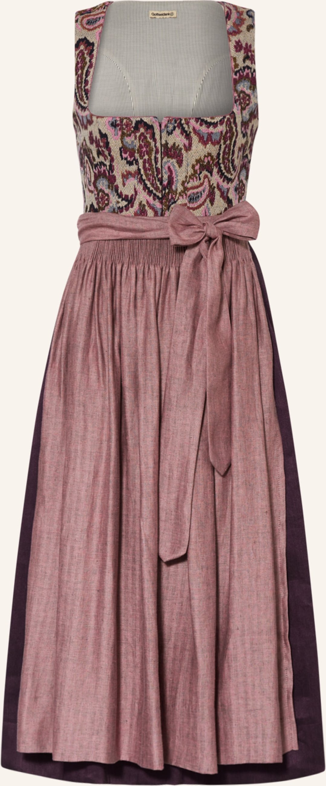 Thumbnail - Gottseidank Dirndl Antonia Mt Glitzergarn rosa