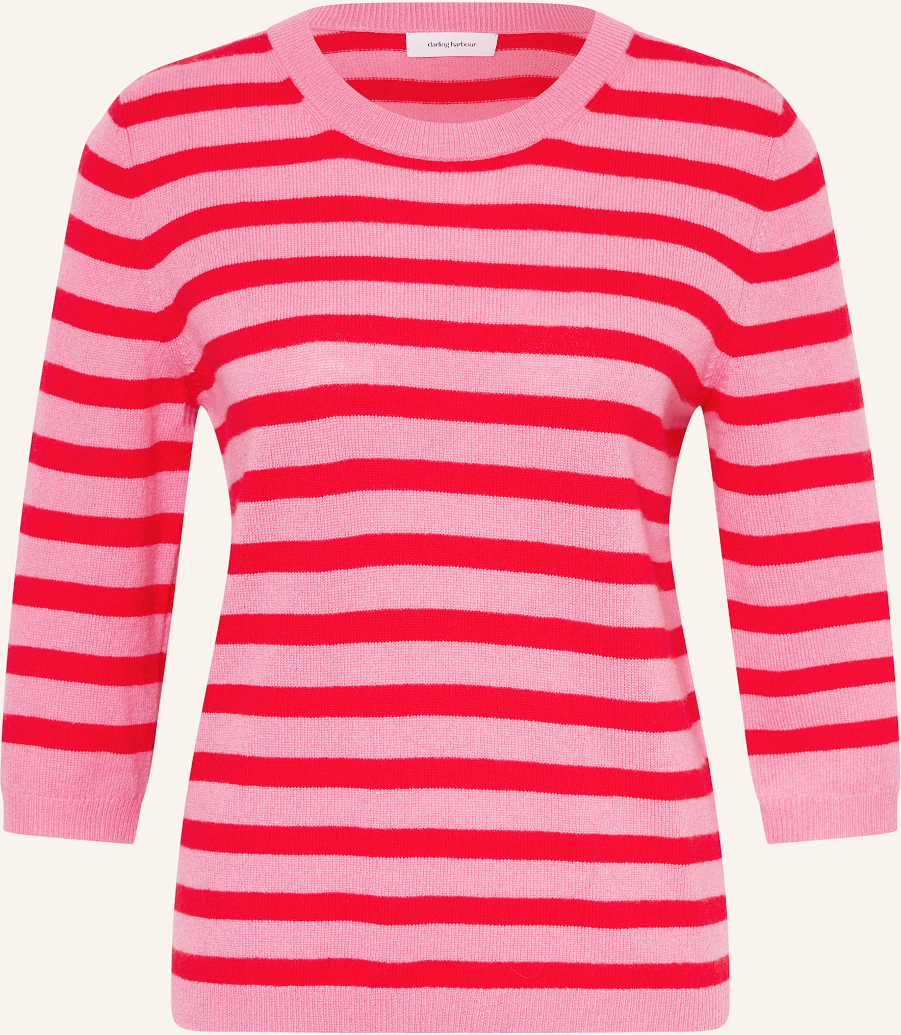 Darling Harbour Cashmere-Pullover Mit 3/4-Arm pink