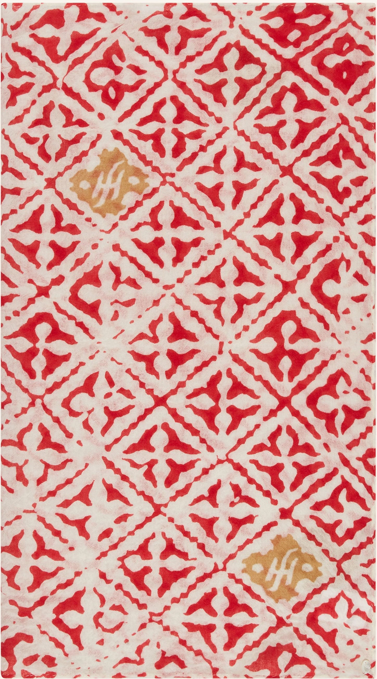 Friendly Hunting Cashmere-Tuch rot