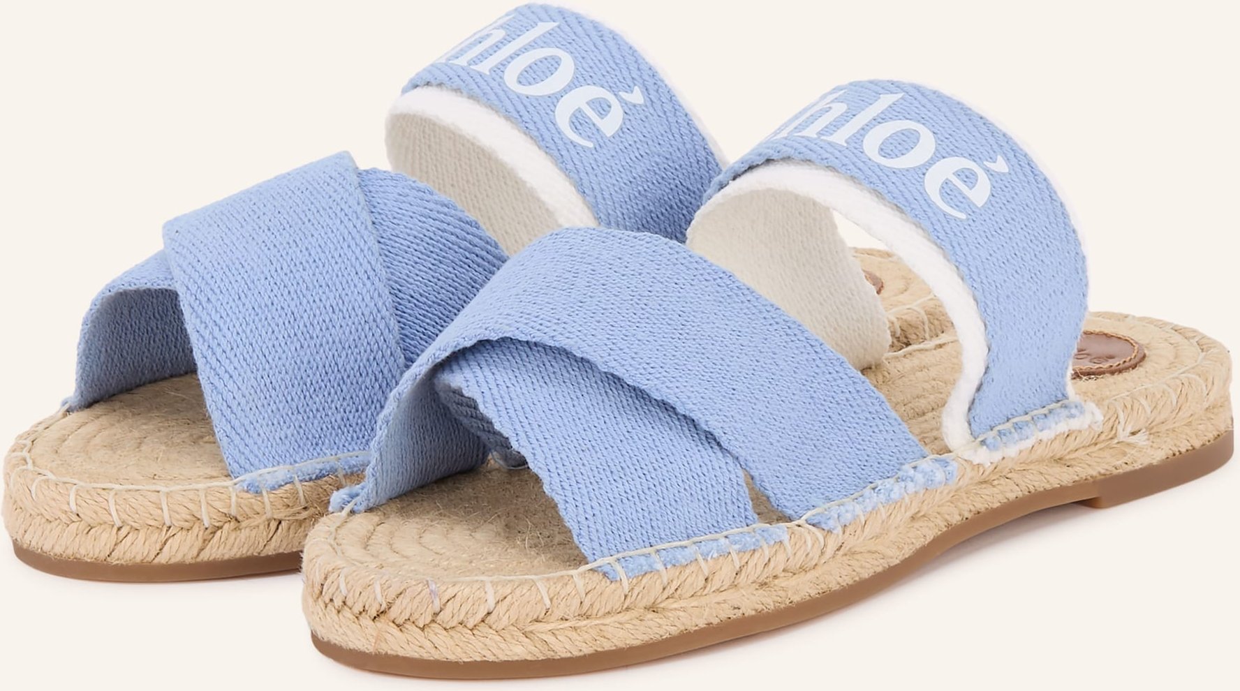 Chloé Pantoletten blau