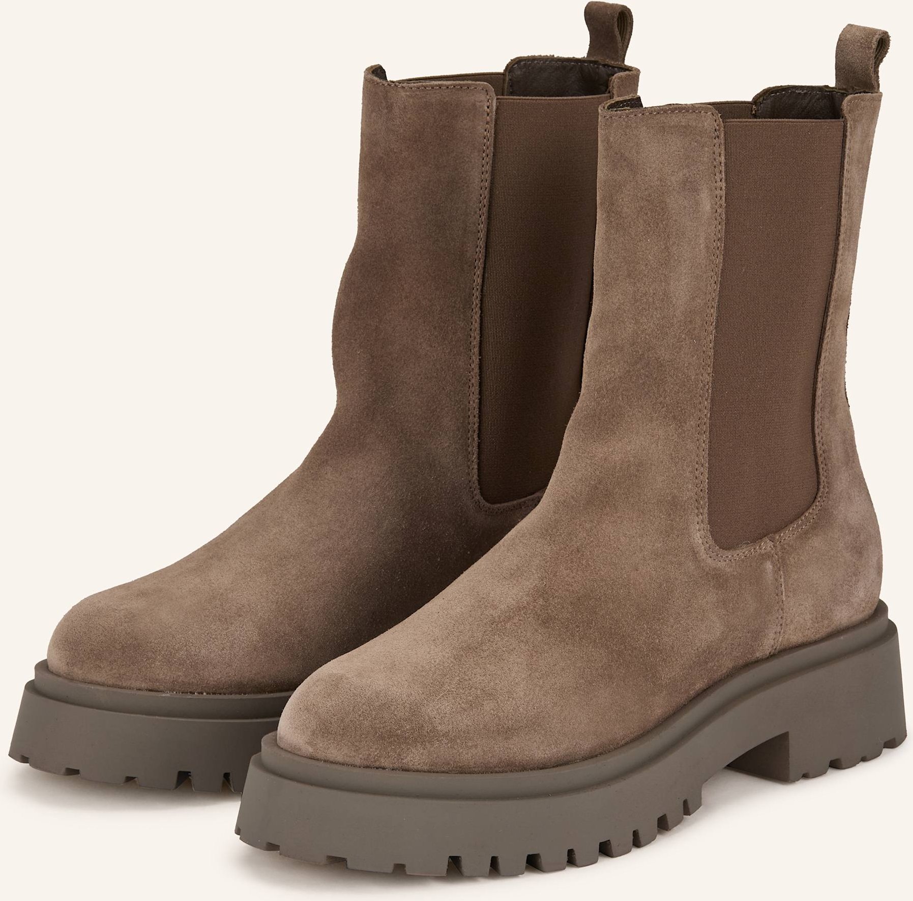 Mrs & Hugs Chelsea-Boots braun