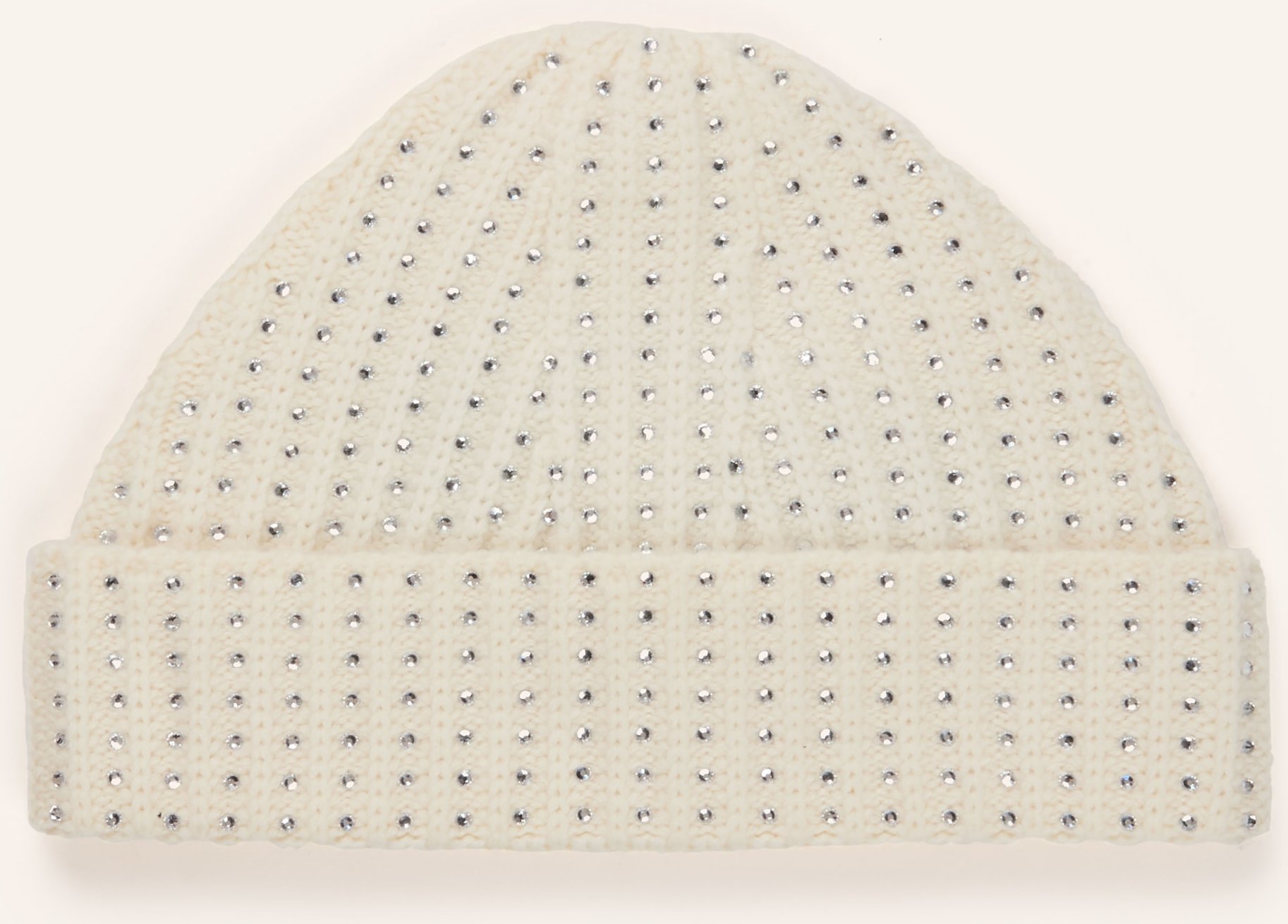 Maje Mütze Mit Schmucksteinen weiss