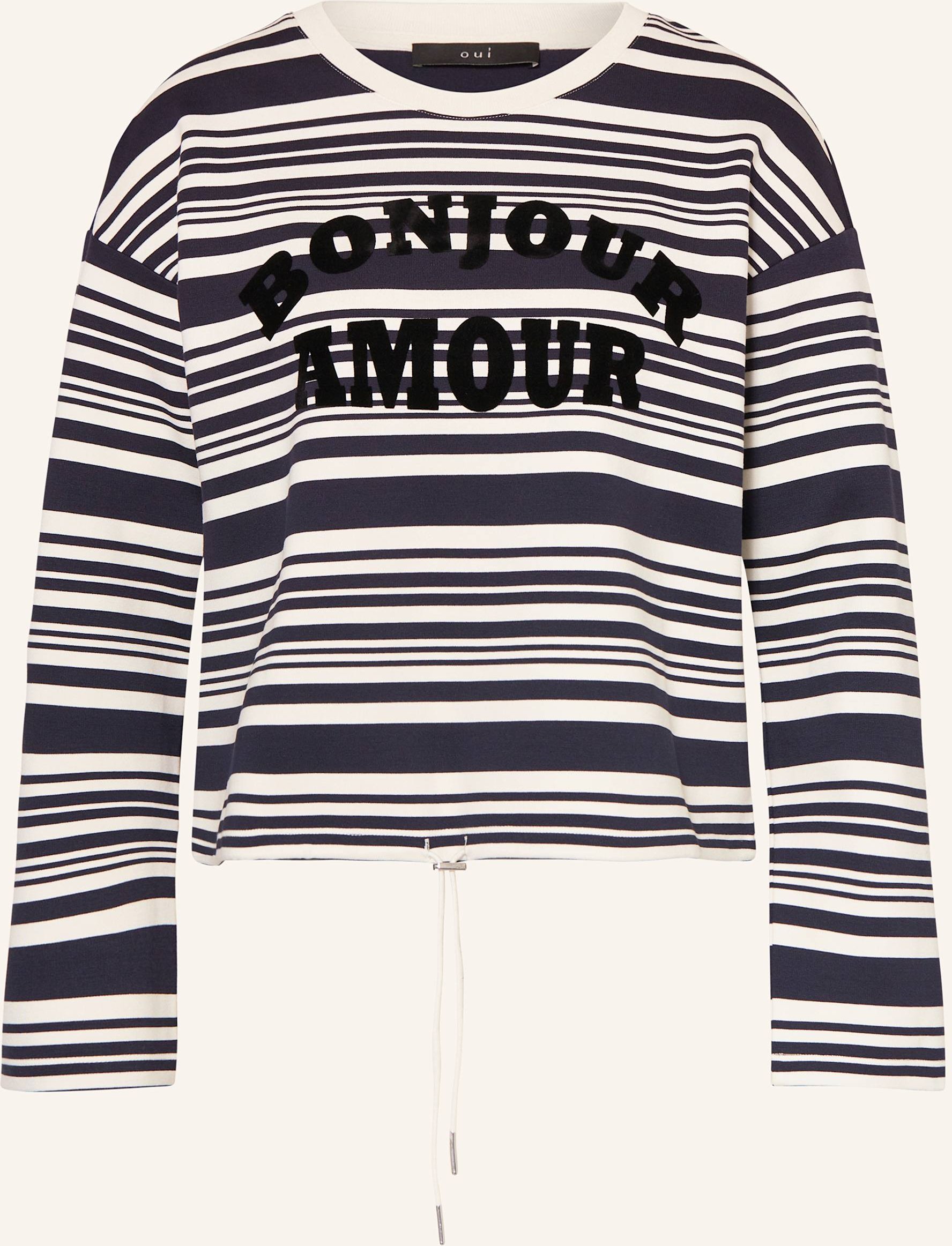 Oui Longsleeve blau