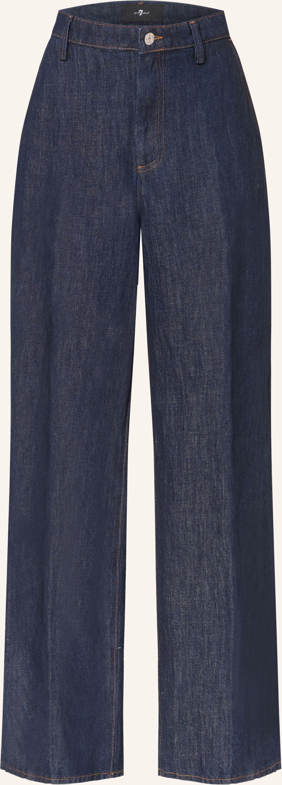 7 For All Mankind Wide Leg Jeans Blossom blau