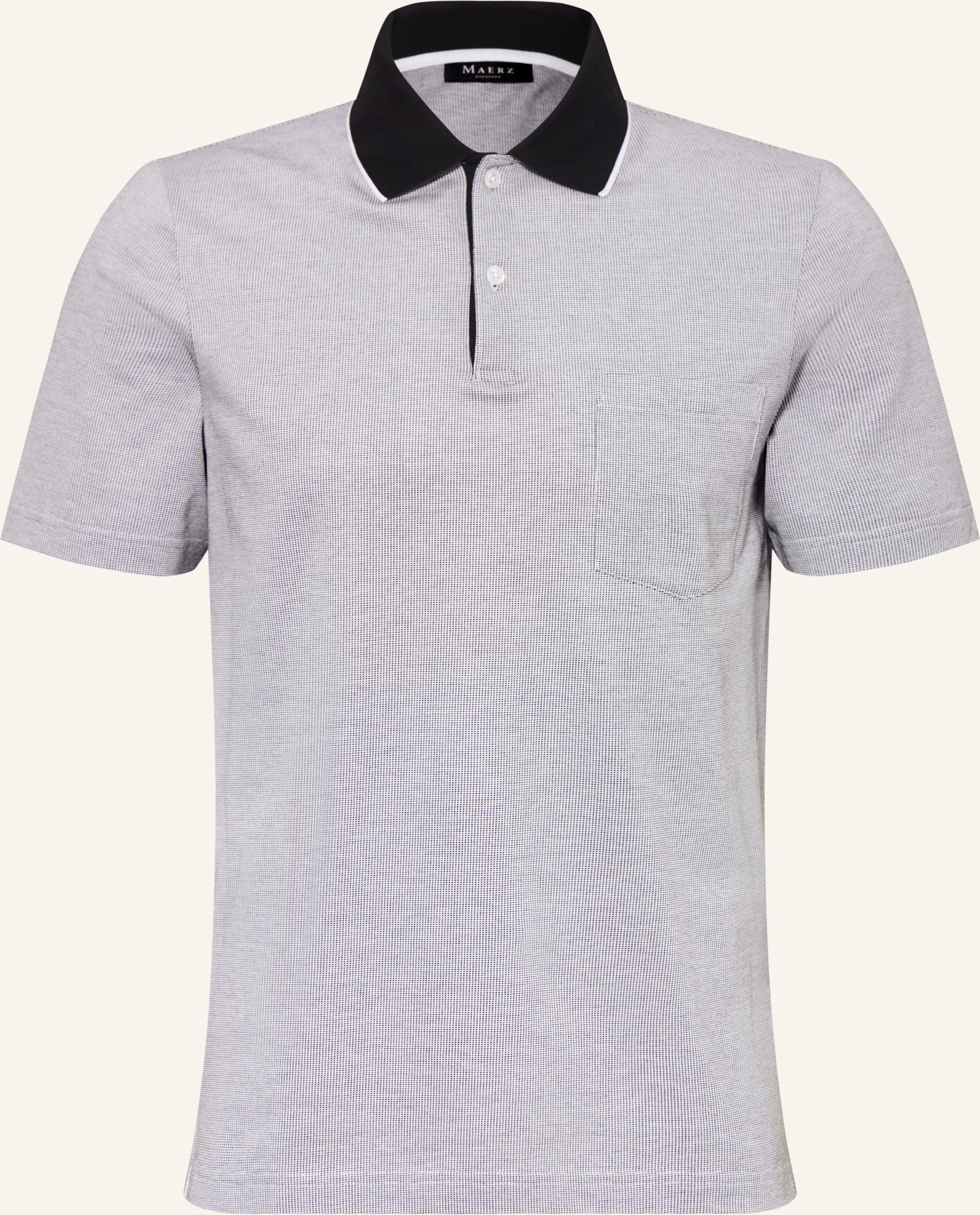 Maerz Muenchen Jersey-Poloshirt blau