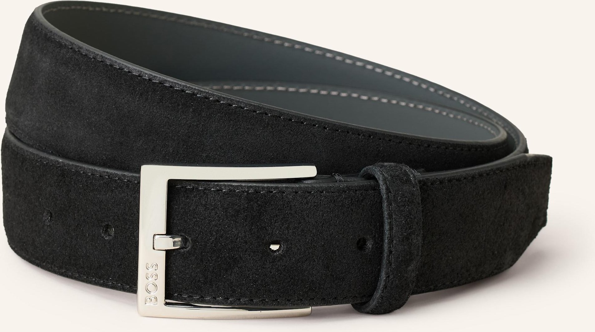 Boss Ledergürtel Elloy schwarz