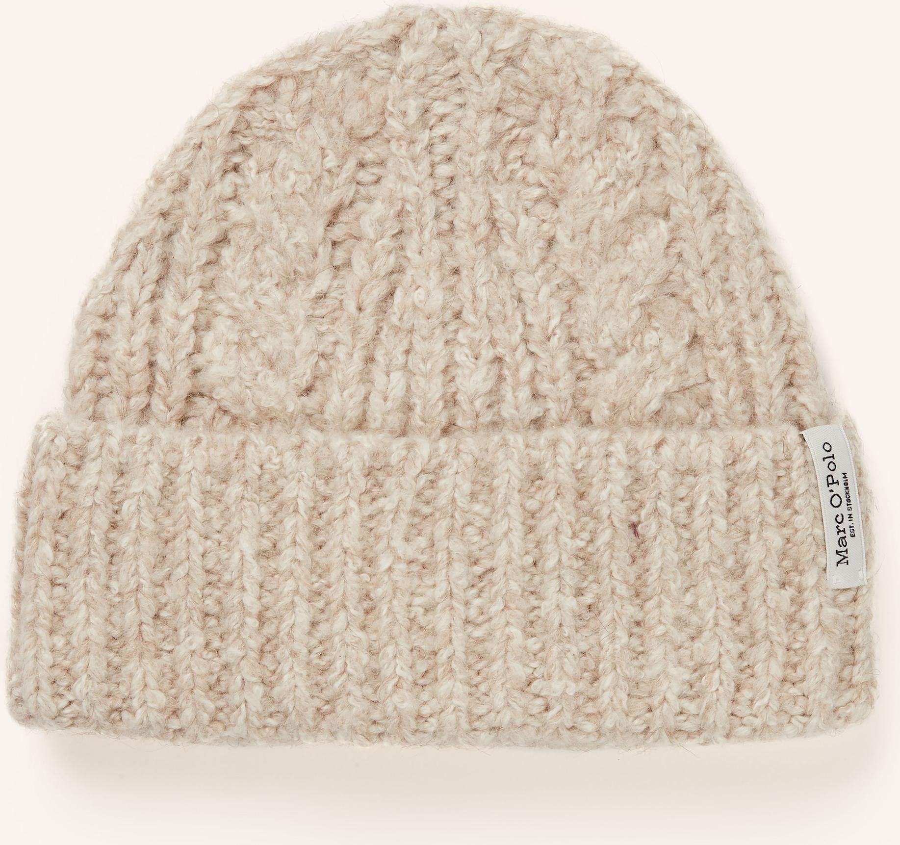 Marc O'polo Mütze Mit Alpaka beige
