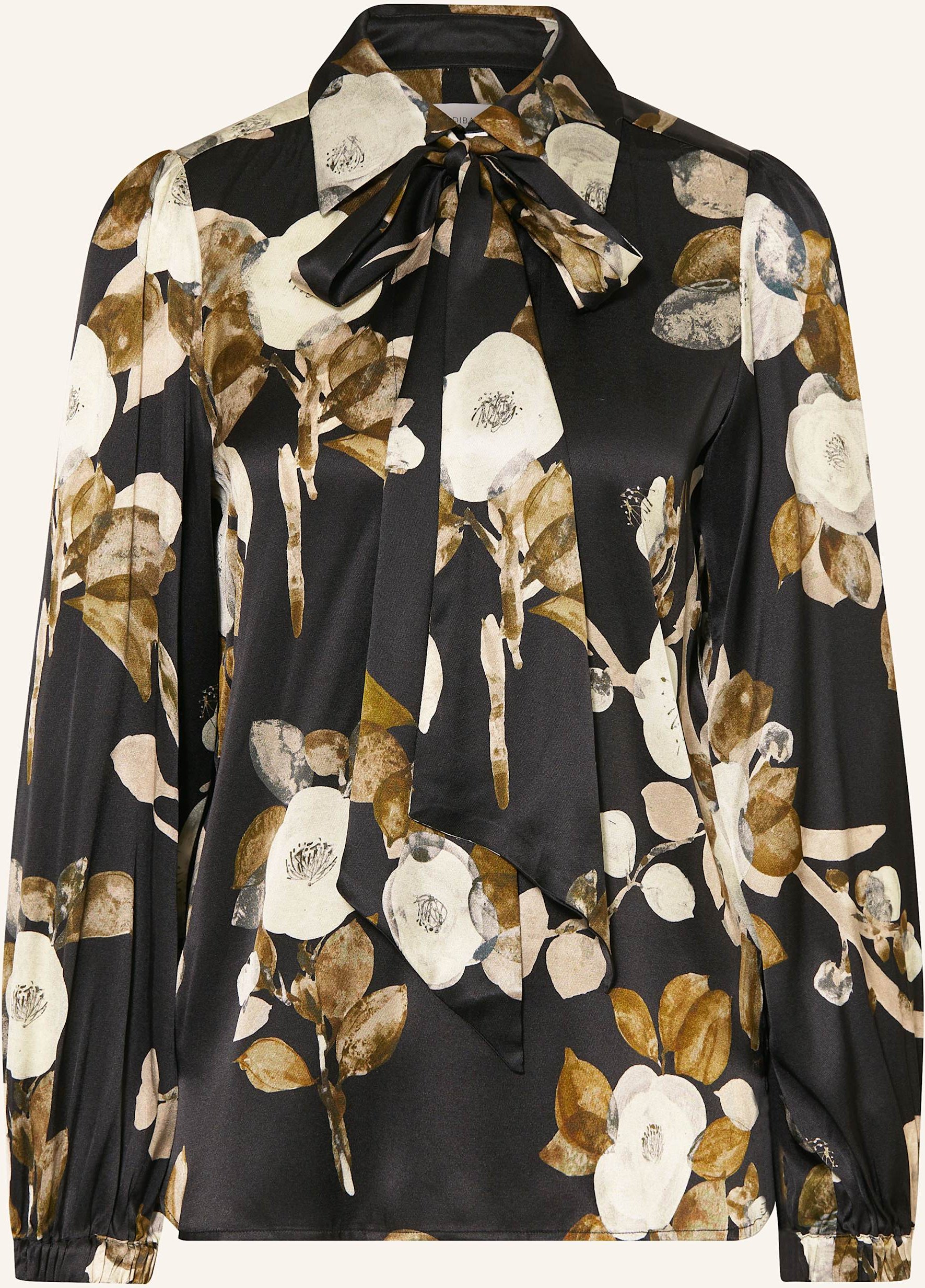 Dea Kudibal Blusenshirt Aus Seide Mit Abnehmbarer Schluppe schwarz
