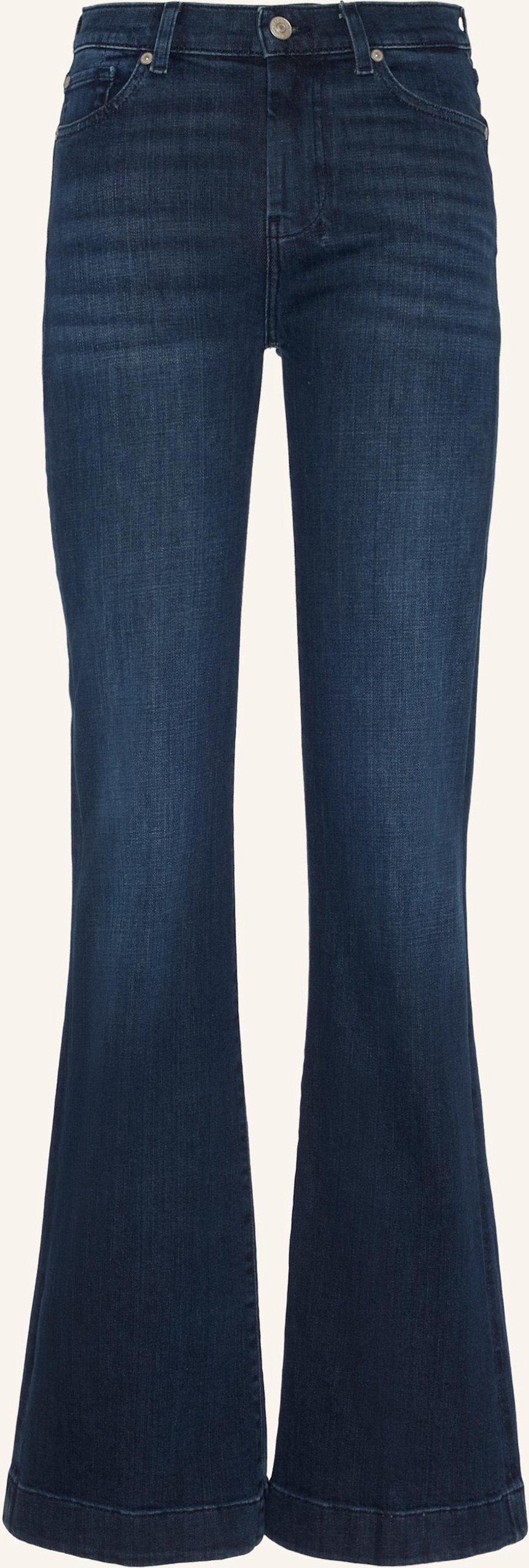 Thumbnail - 7 For All Mankind Jeans Dojo Flare Fit blau