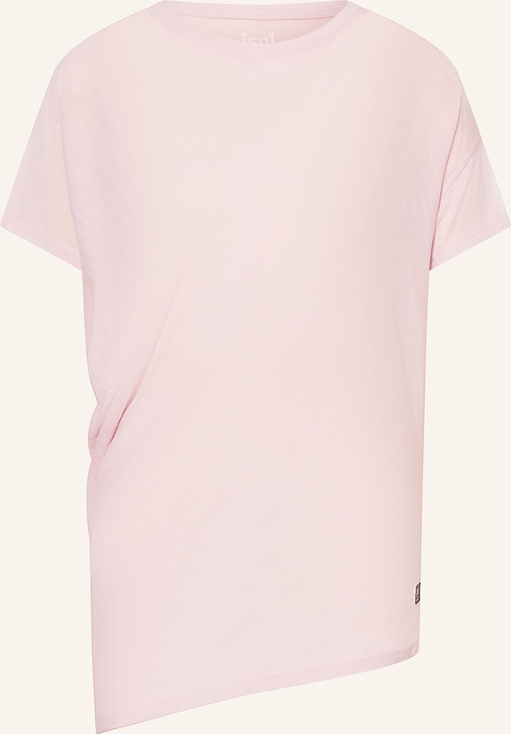 Super.Natural T-Shirt Yoga Loose Mit Merinowolle rosa