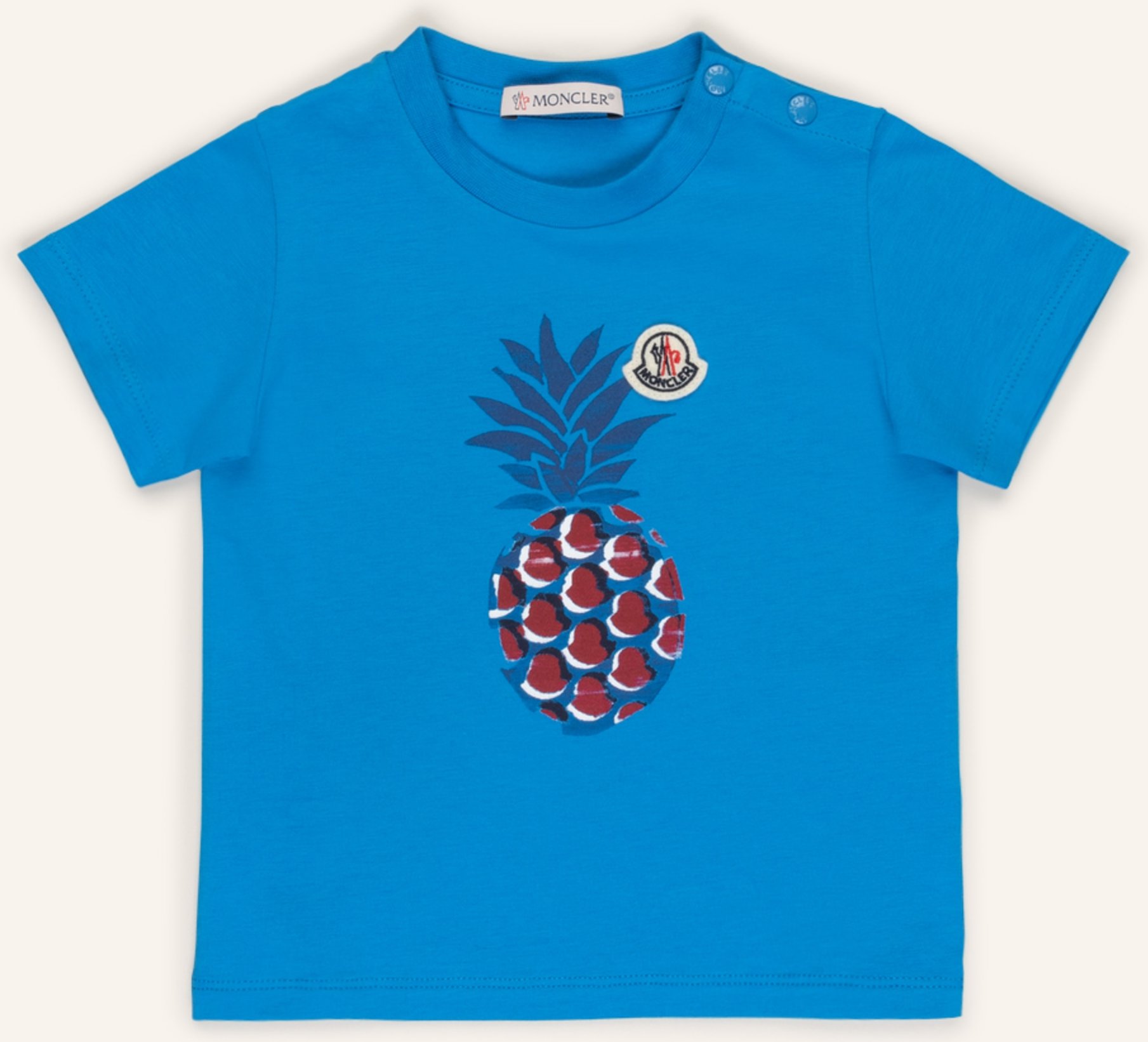 Moncler Enfant T-Shirt blau
