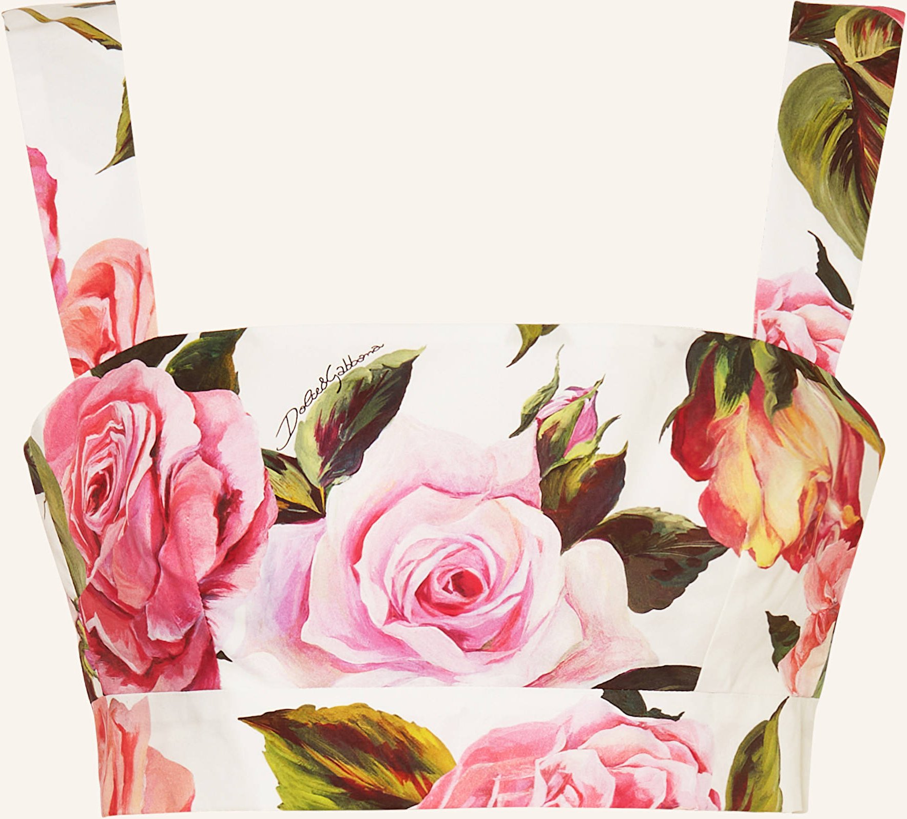 Dolce & Gabbana Cropped-Top rosa