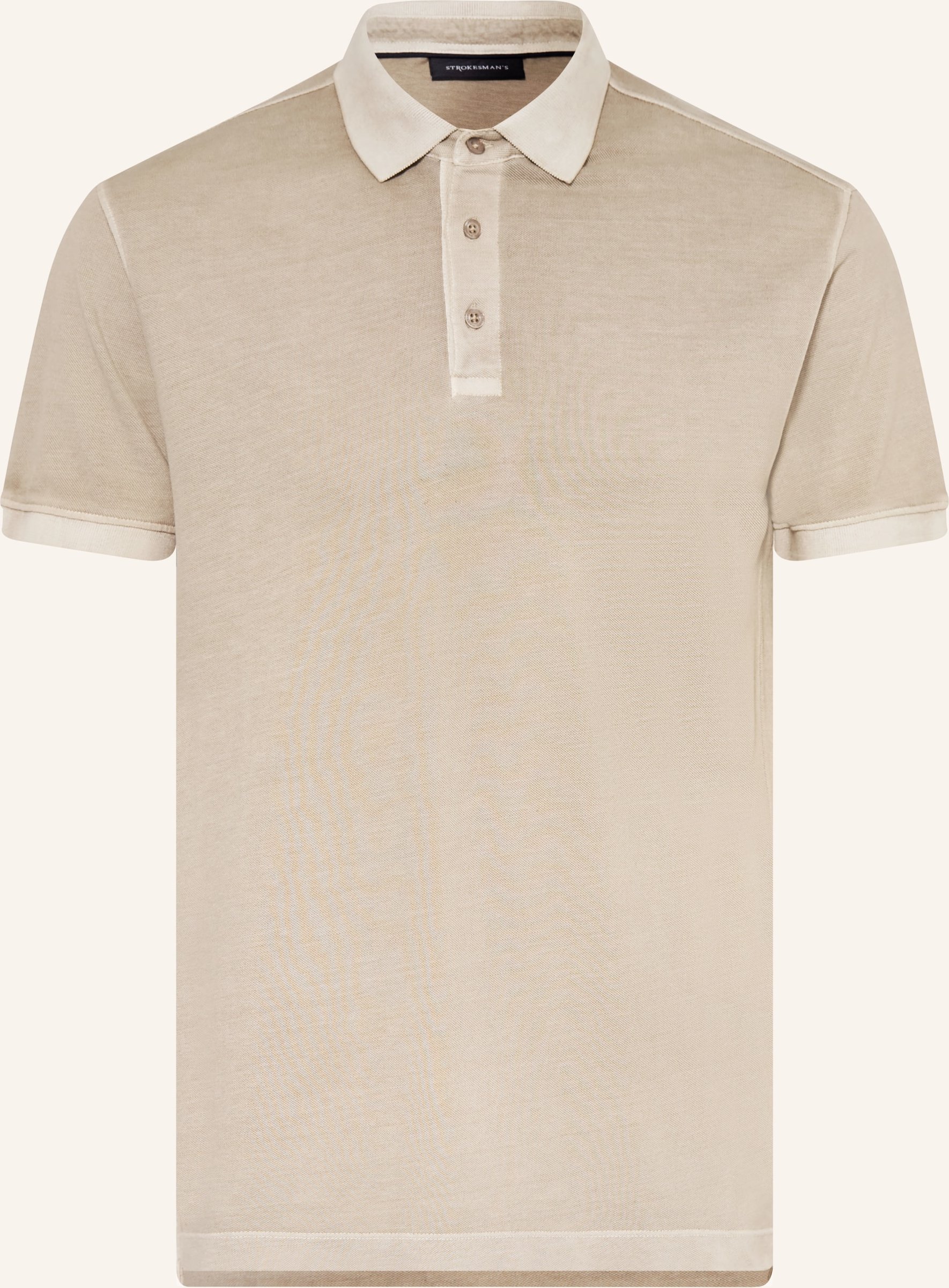 Strokesman's Piqué-Poloshirt beige