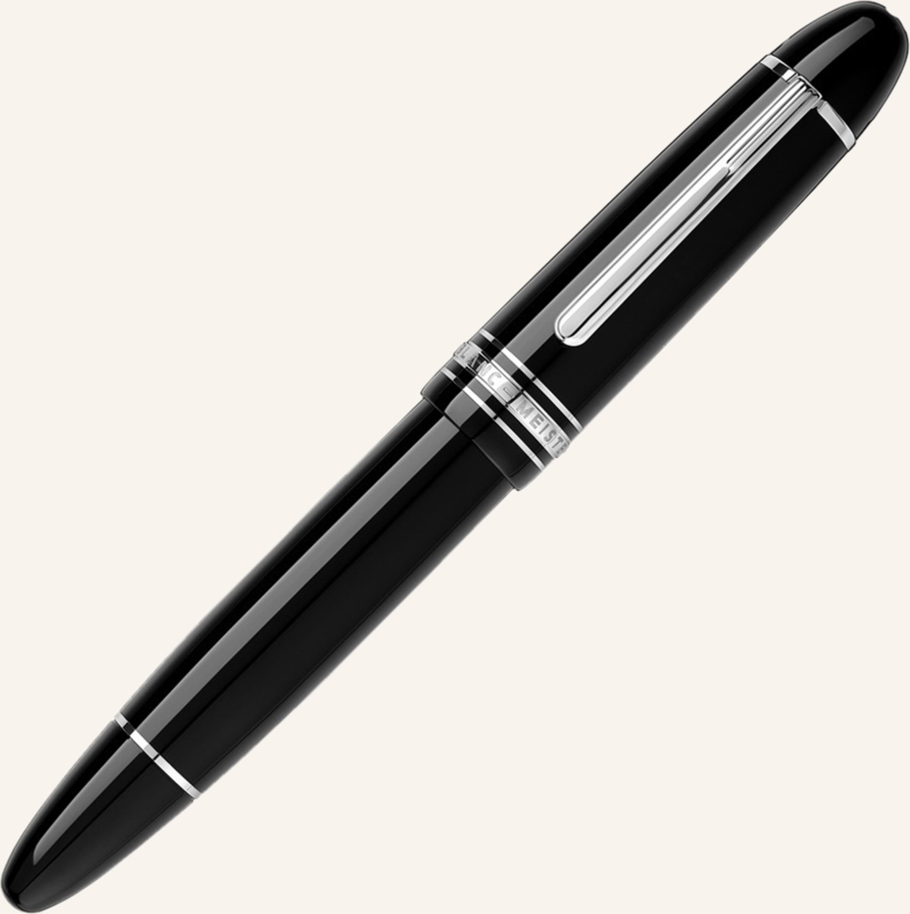Montblanc Kolbenfüllfederhalter Meisterstück Platinum Line 149 schwarz