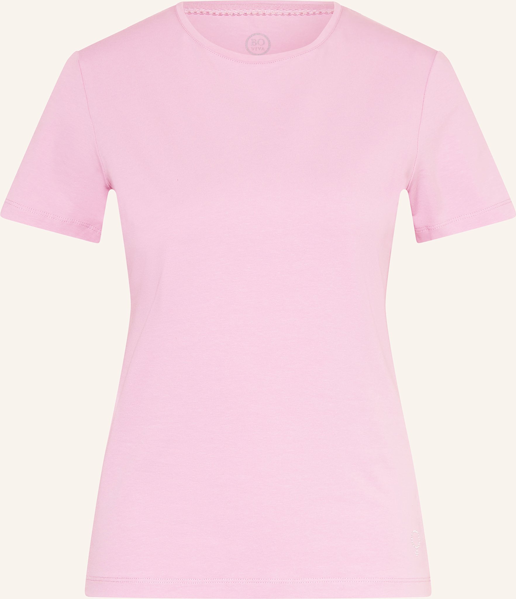 Boviva T-Shirt Mit Schmucksteinen rosa