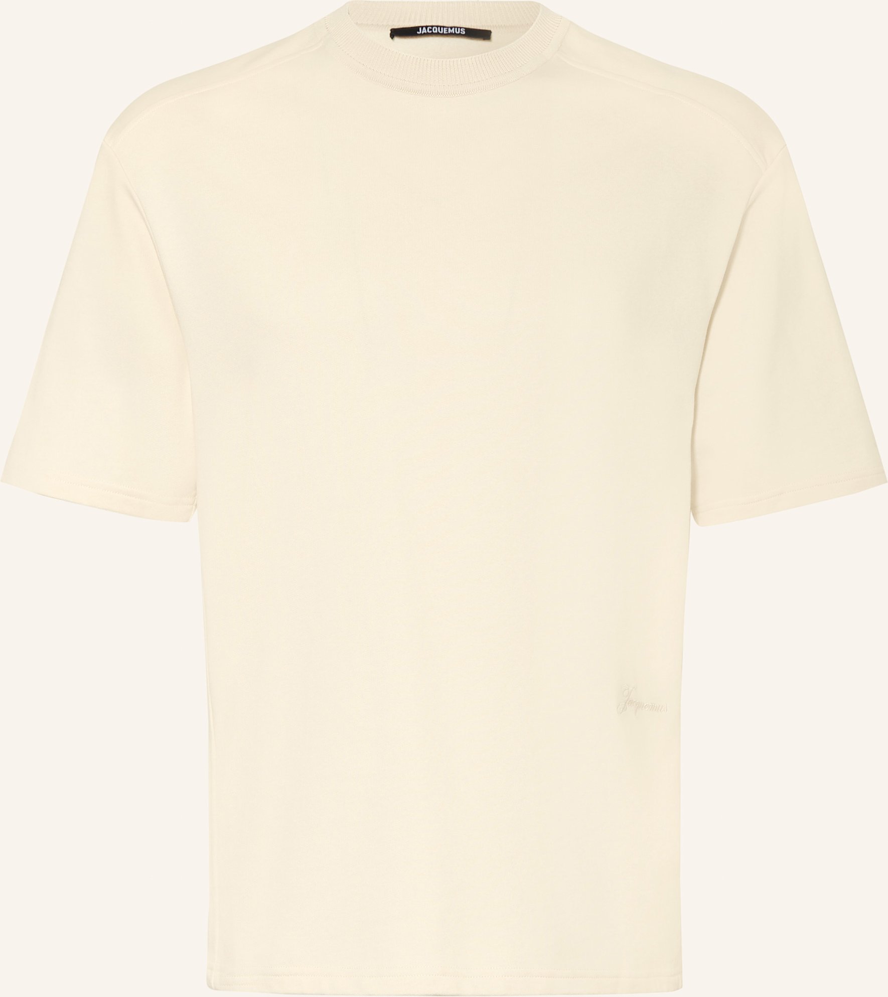 Jacquemus Sweatshirt Le Tshirt Fino Mc beige