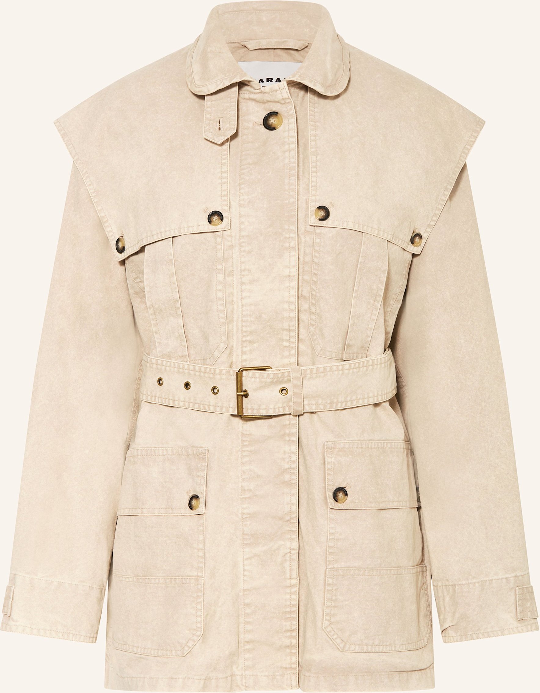 Thumbnail - Marant Étoile Jacke Malika beige