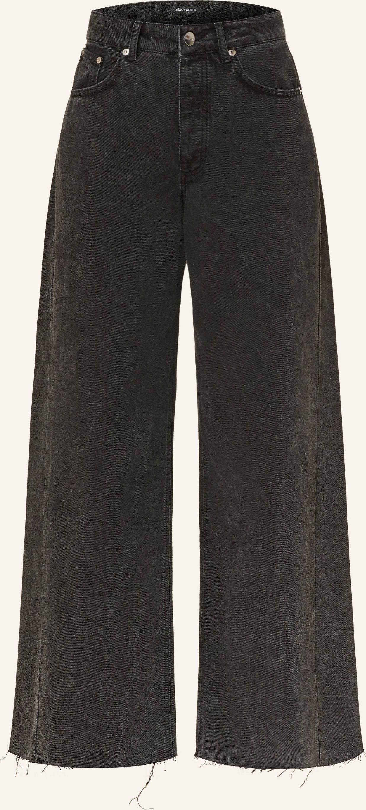 Black Palms Wide Leg Jeans Jeany 2501 schwarz