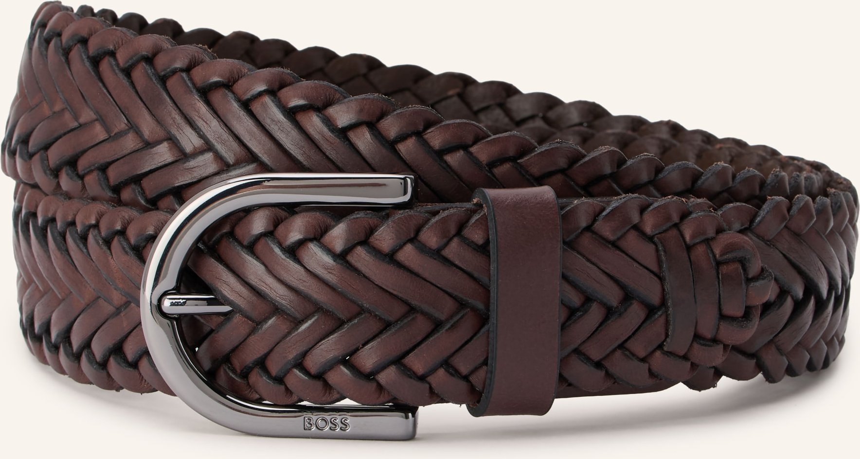 Boss Ledergürtel braun