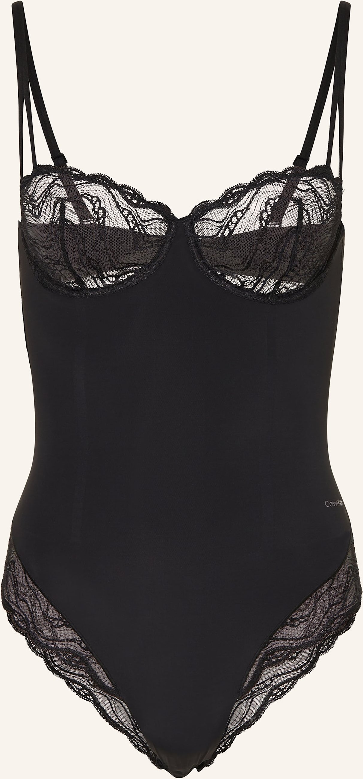 Calvin Klein Bügel-Body Sensual Stretch Lace Mit Shaping-Effekt schwarz