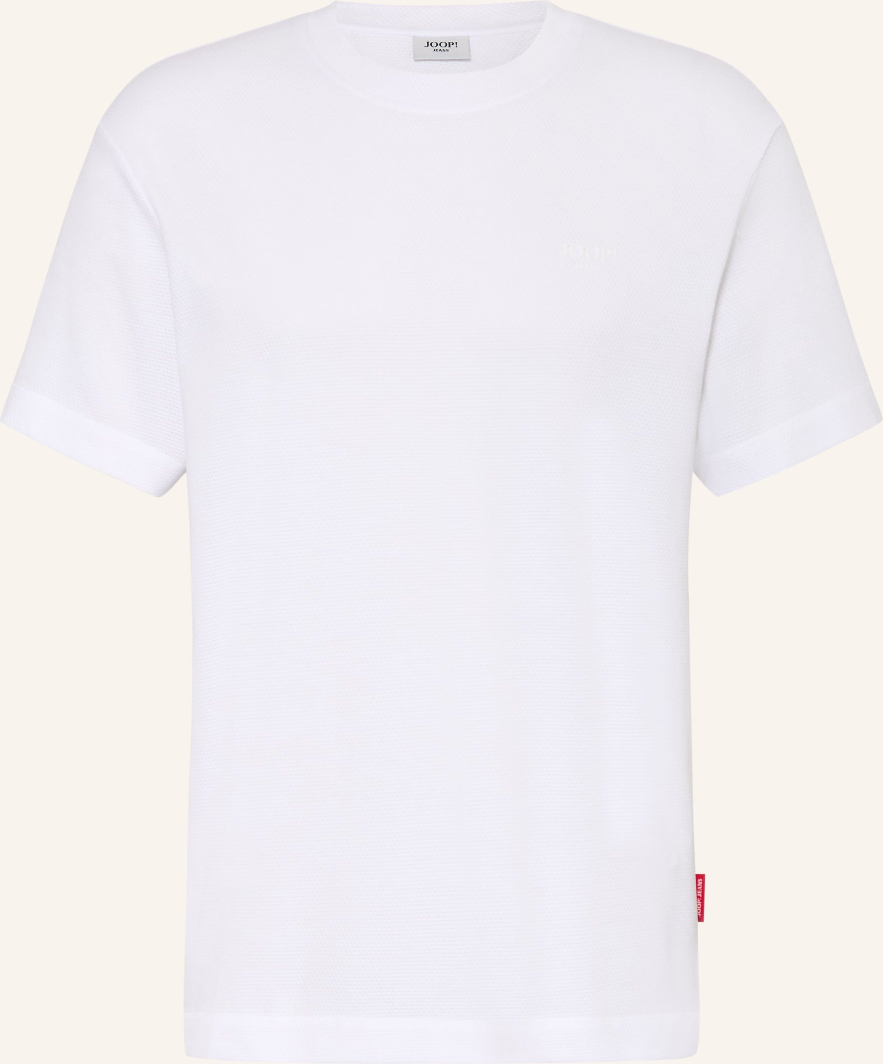 Joop! Jeans T-Shirt Amareus Aus Piqué weiss