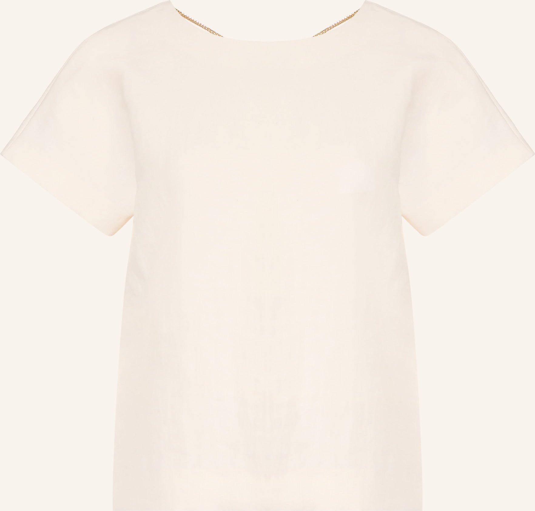 Luisa Cerano Blusenshirt Mit Leinen weiss