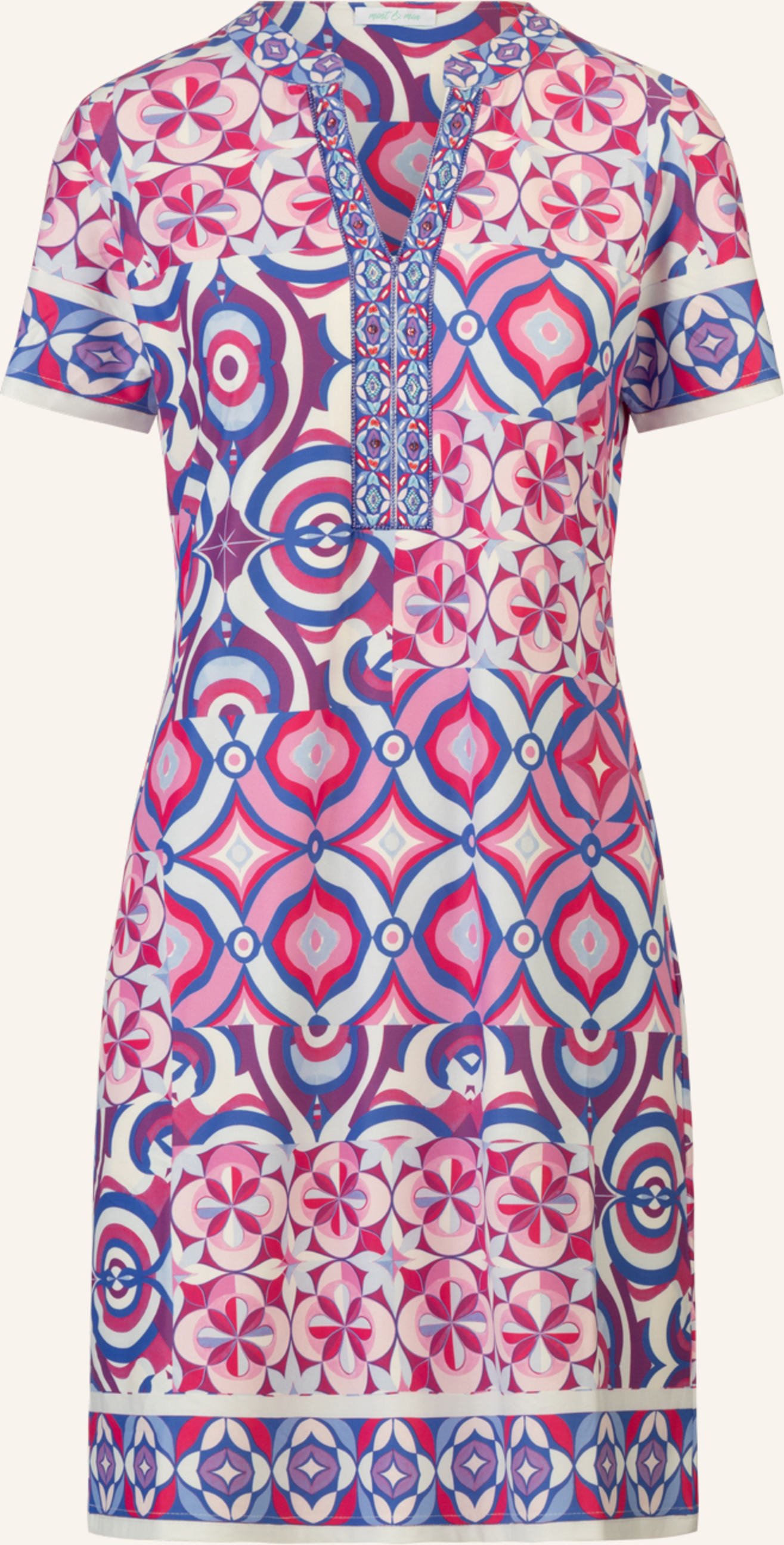 Mint & Mia Kurzes Kofferkleid pink