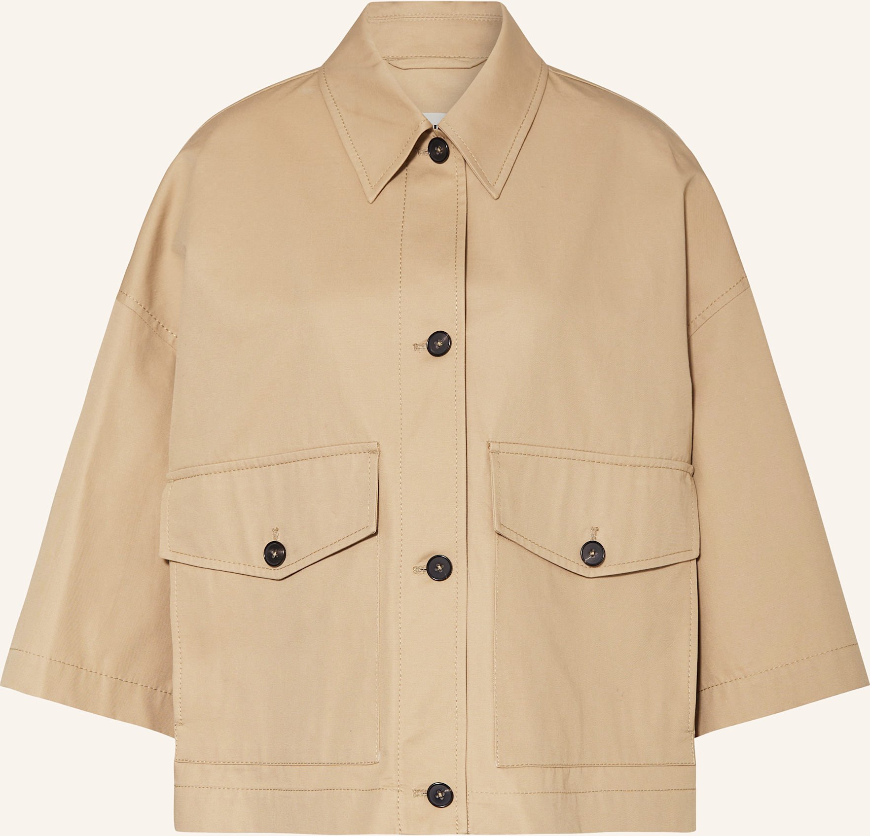 Thumbnail - Drykorn Jacke Ans Mit 3/4-Arm beige