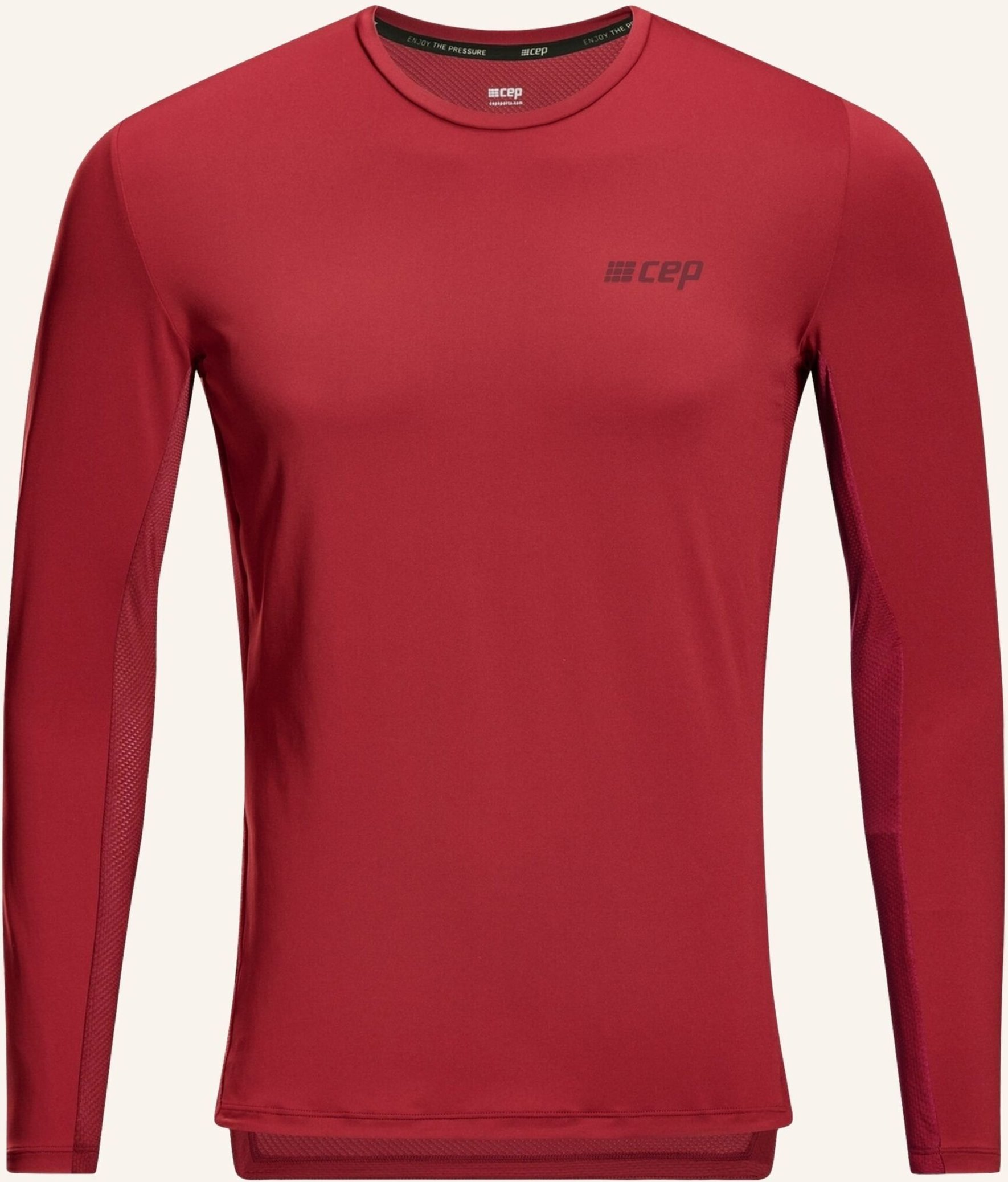 Cep Laufshirt The Run Long Sleeve rot