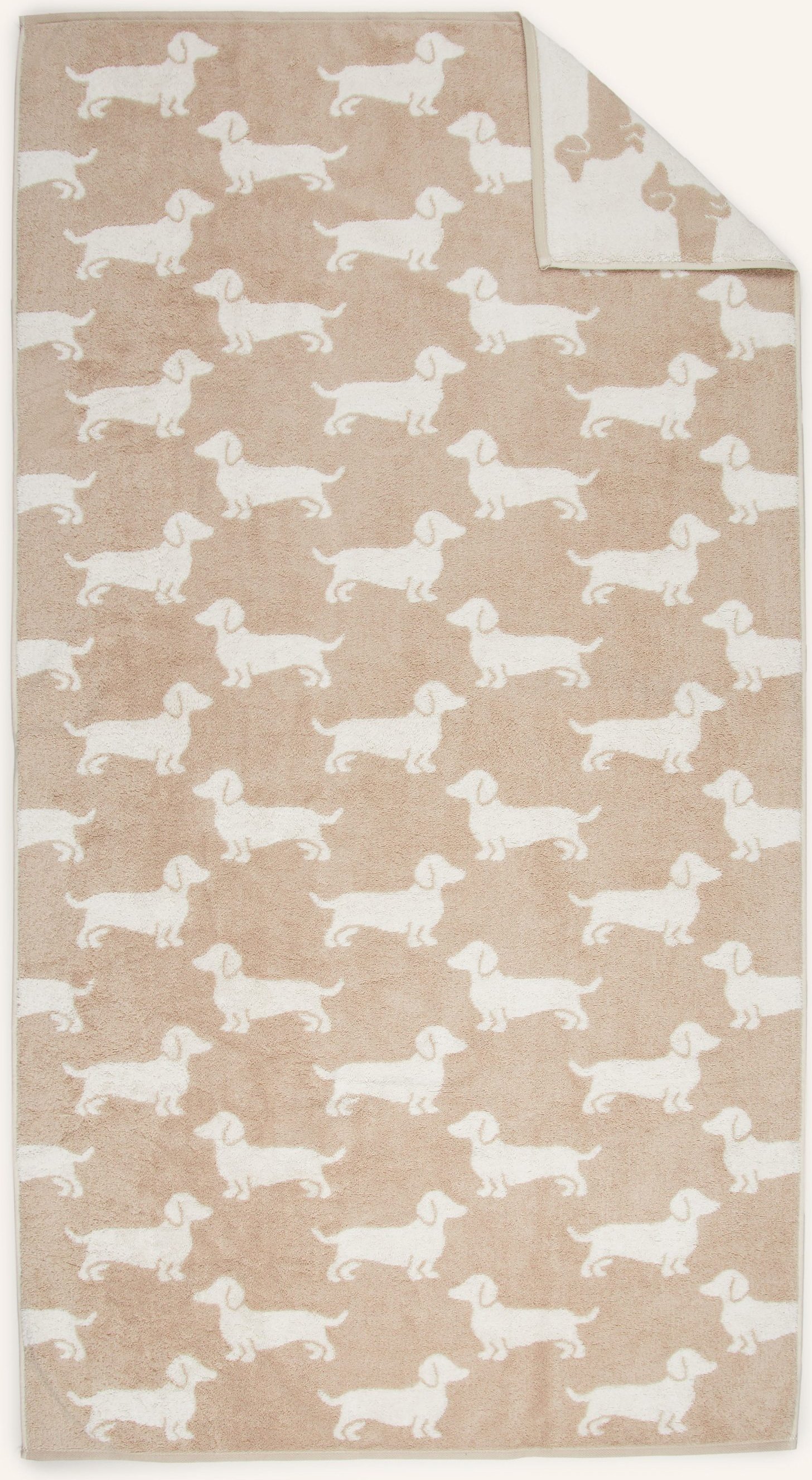 Thumbnail - Cawö Duschtuch We Love Dogs beige