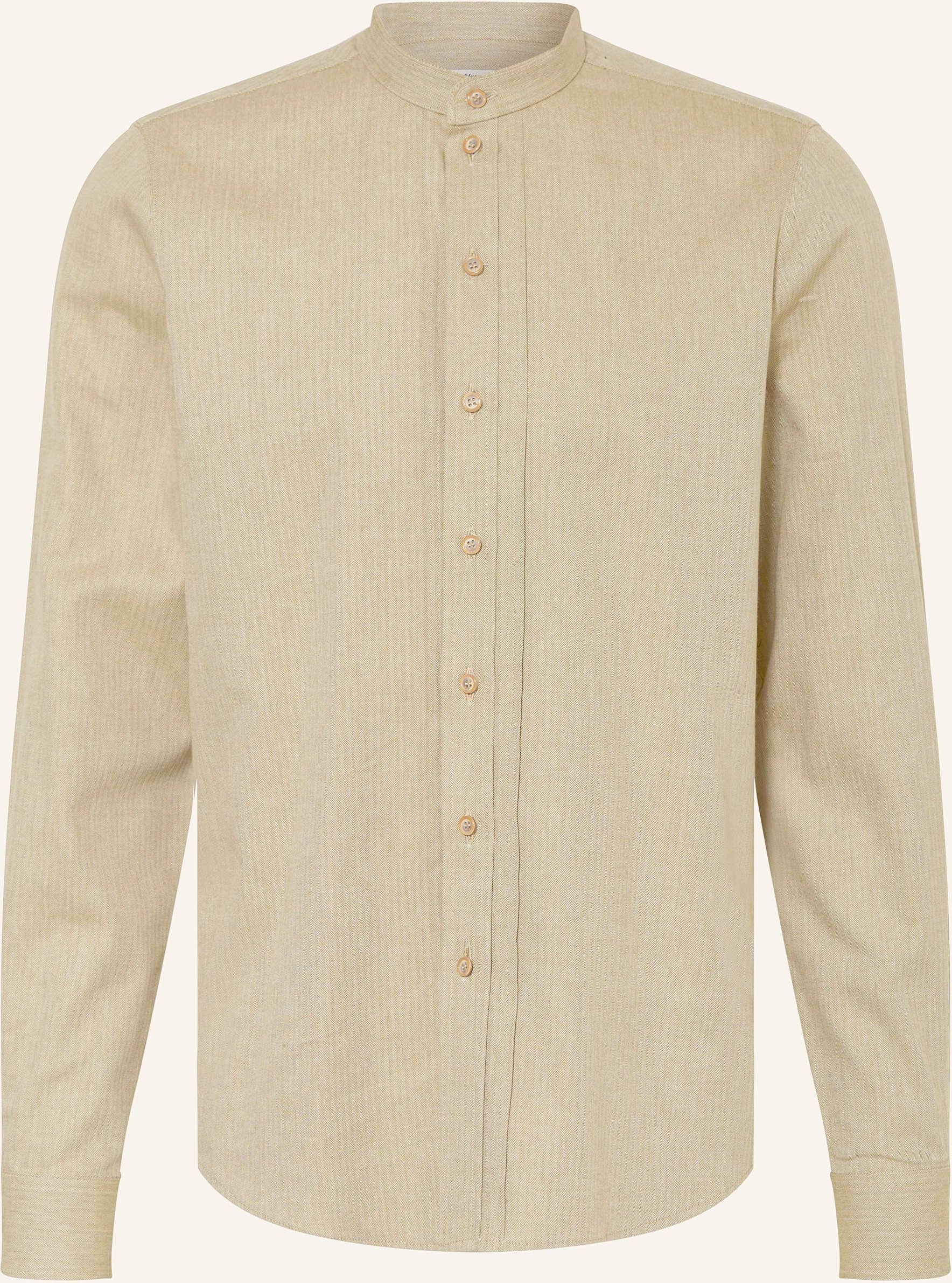 Johann & Johanna Trachtenhemd Regular Fit Mit Stehkragen gruen