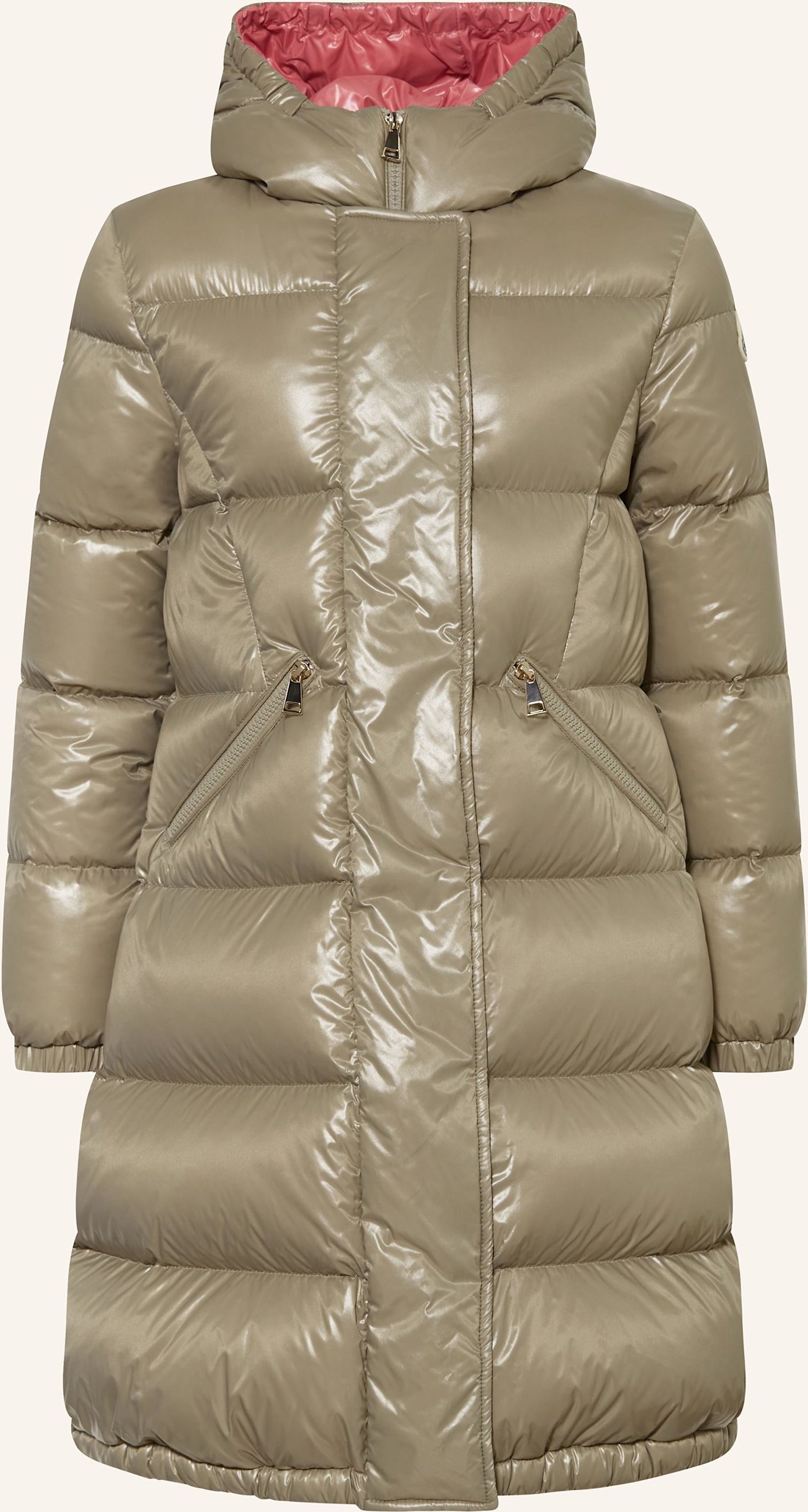 Moncler Enfant Daunenmantel Bellevue beige