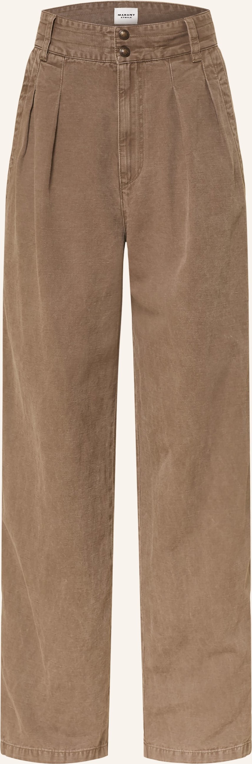Marant Étoile Wide Leg Jeans Nadine beige
