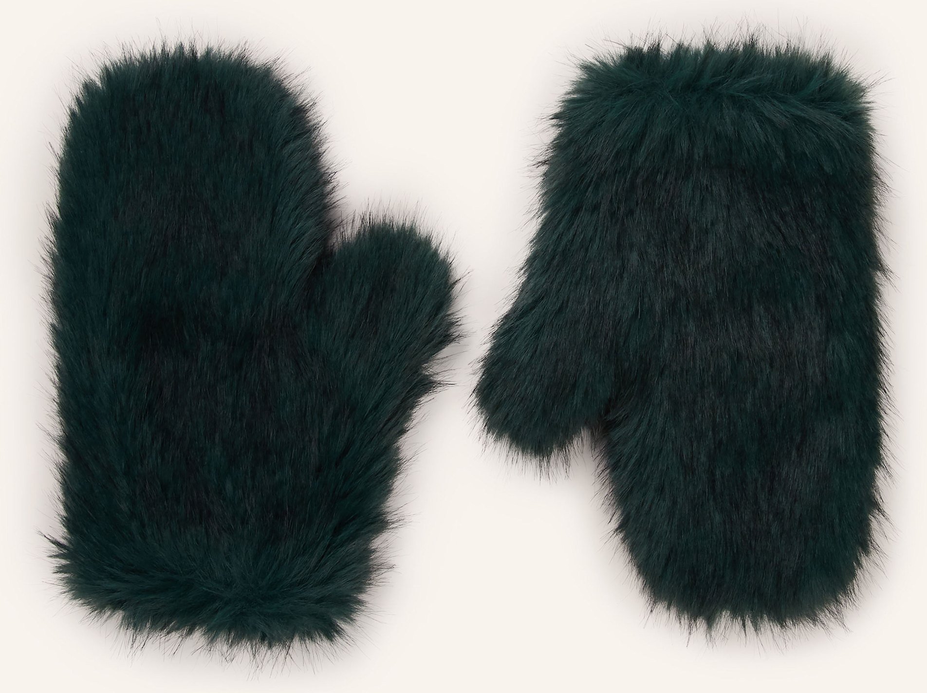 Thumbnail - Marc Cain Handschuhe Aus Kunstpelz gruen