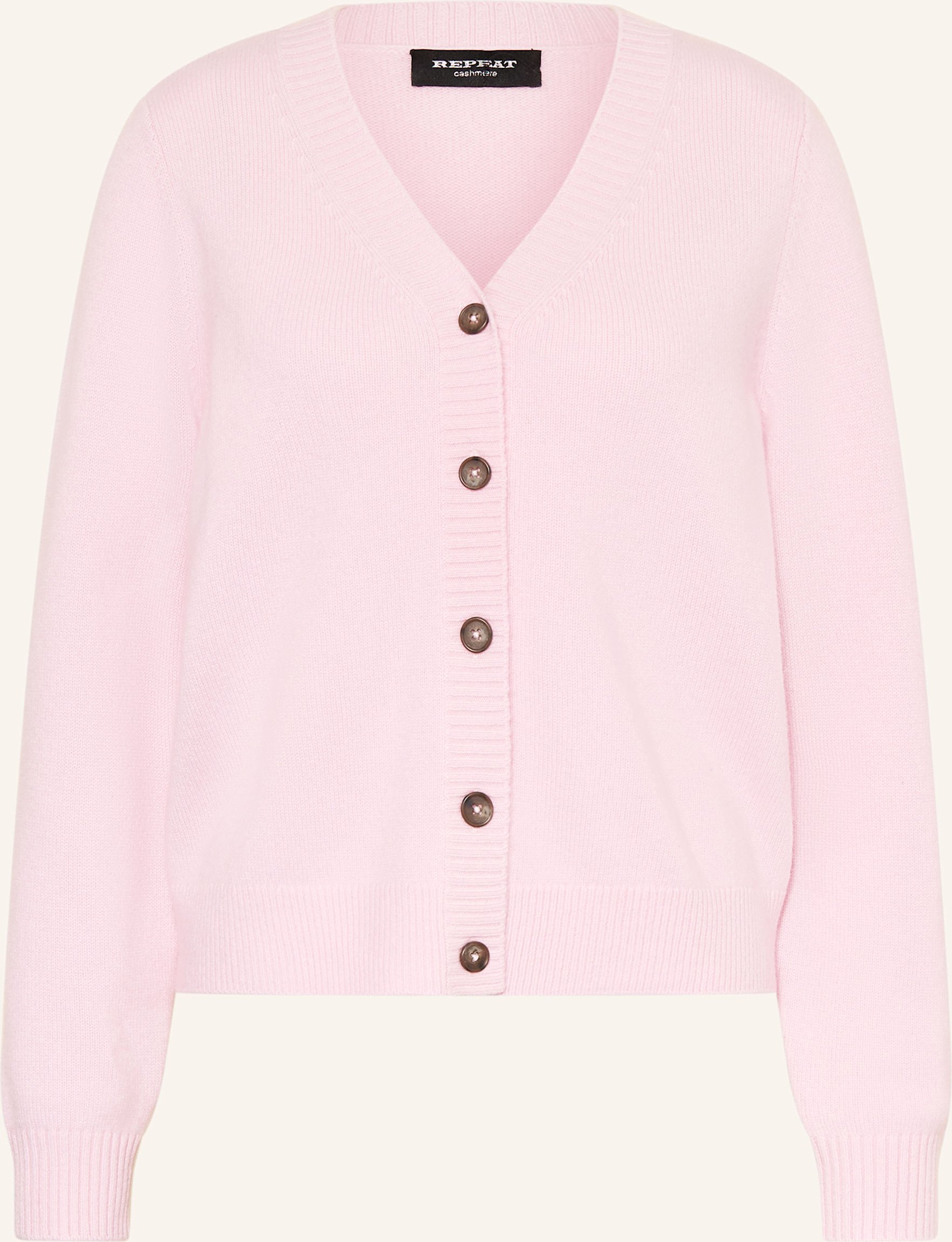 Repeat Strickjacke Aus Cashmere rosa