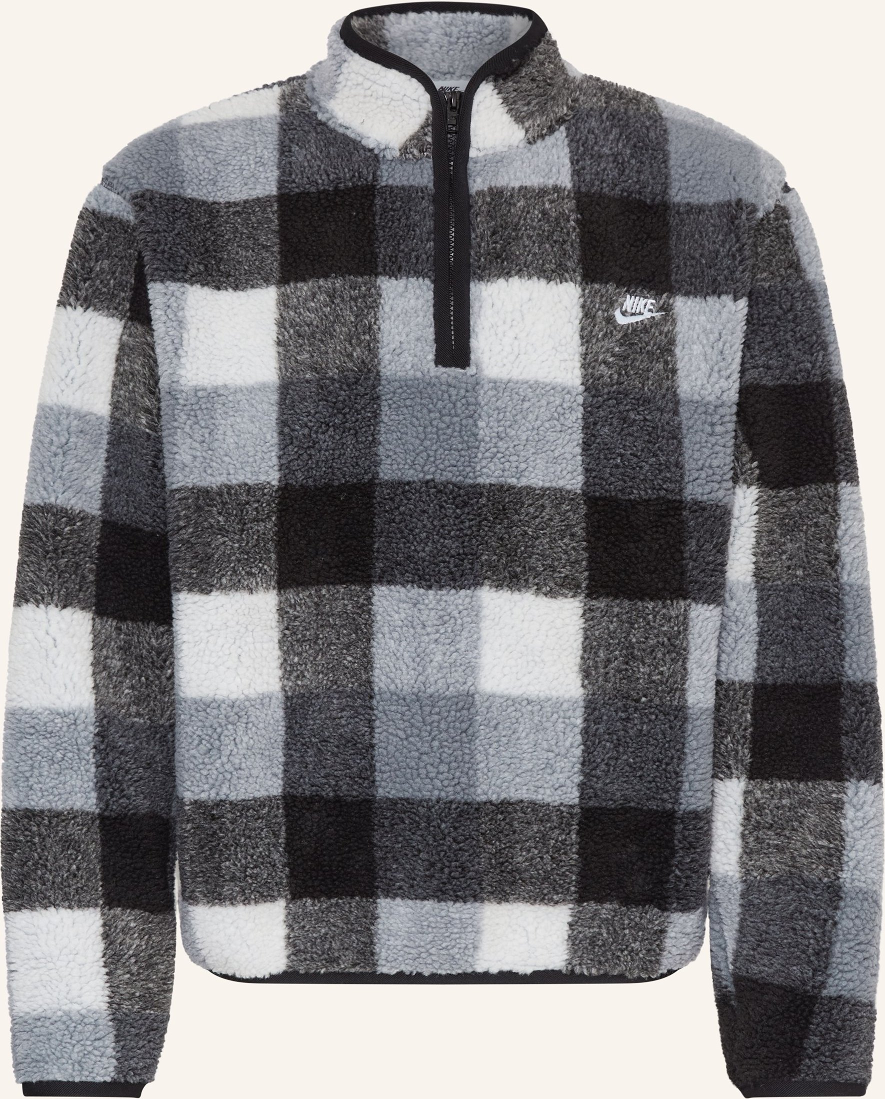 Nike Fleece-Troyer Club schwarz