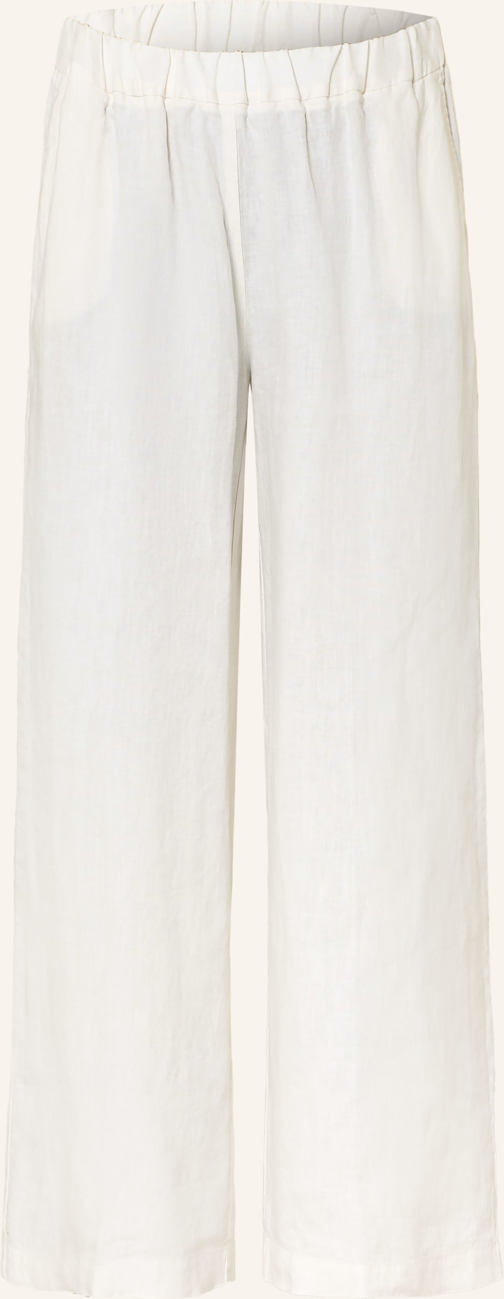 rosso35 Marlenehose Aus Leinen weiss