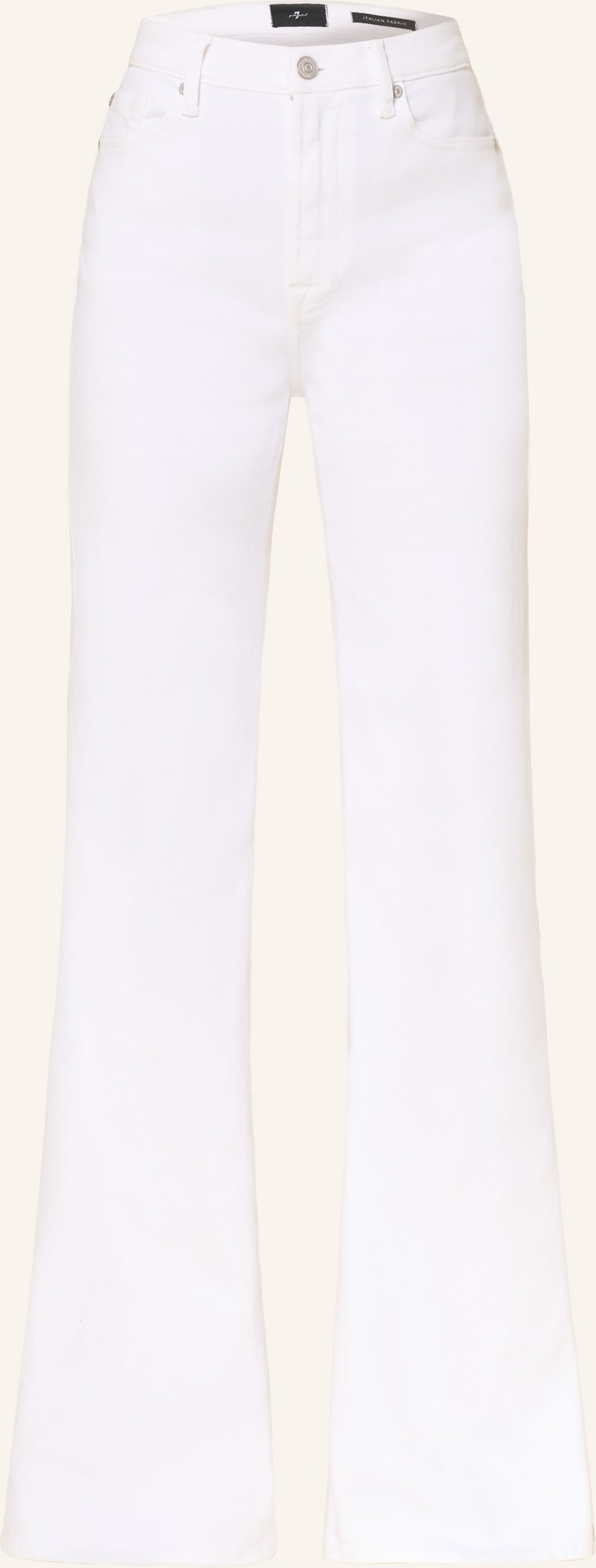 7 For All Mankind Bootcut Jeans Soleil weiss