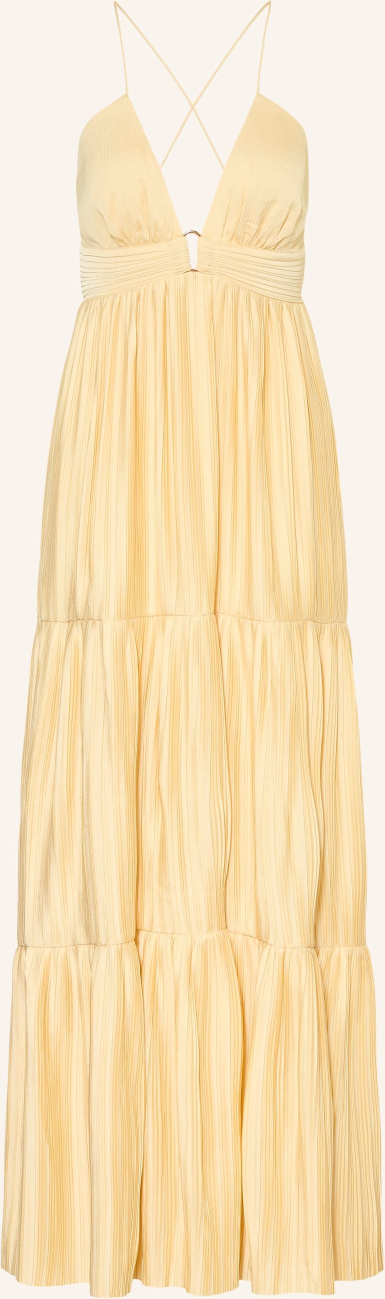 Ba&Sh Plisseekleid Wasta gelb