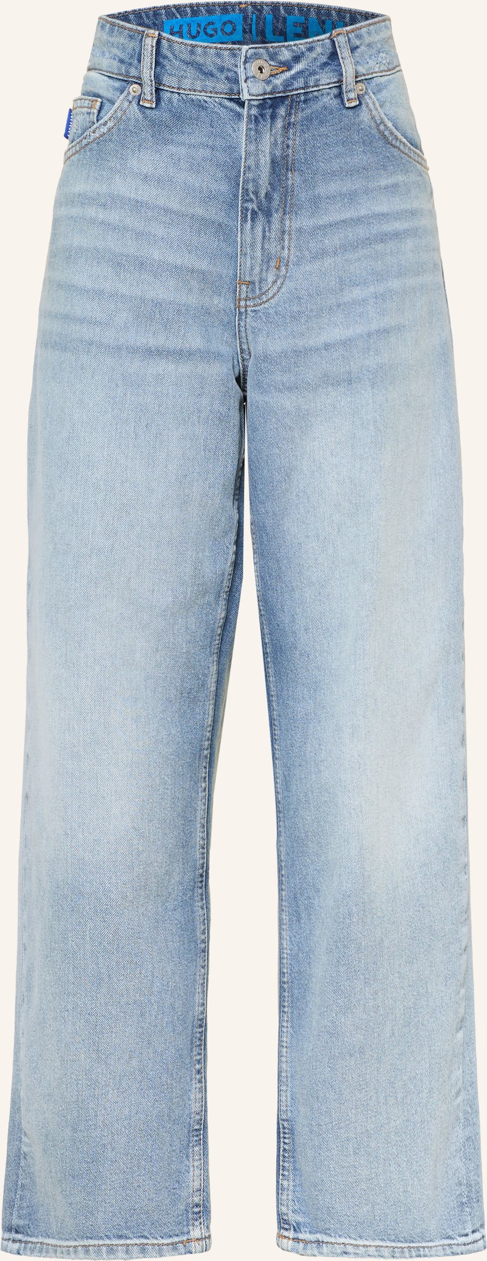 Hugo Straight Jeans Leni blau